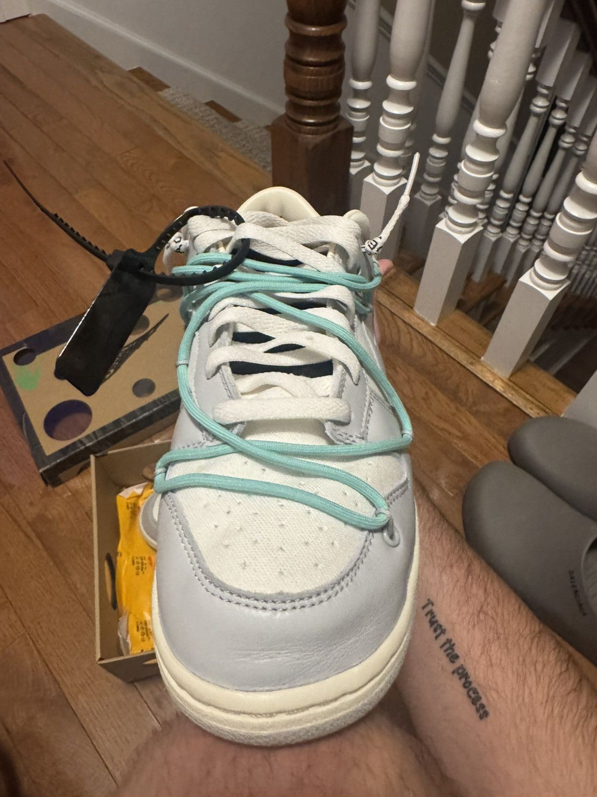 Nike × Off-White Nike x Off-White Dunk Lot 50/50 Size US 9 / EU 42 - 4 Thumbnail