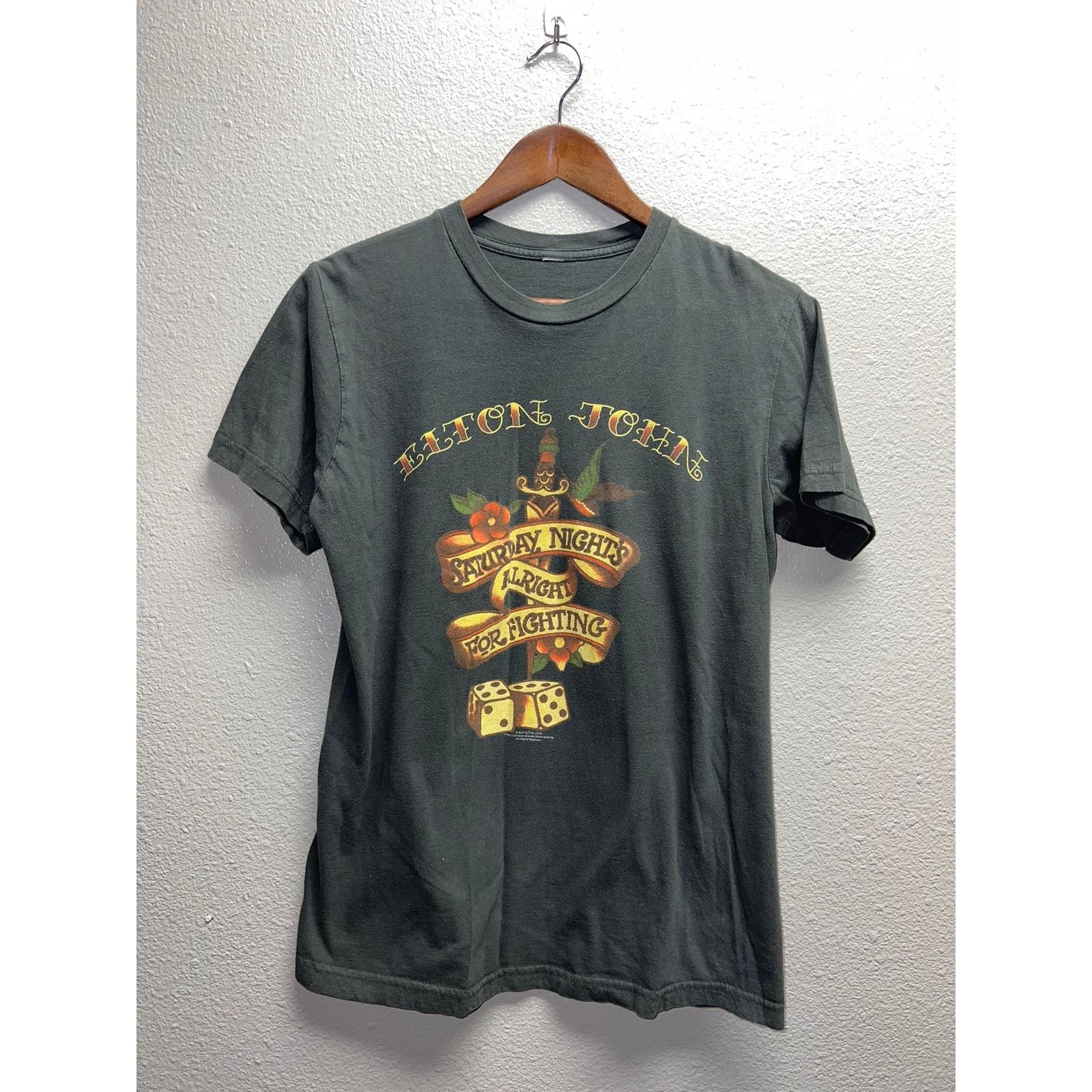 Bravado Elton John Saturday Night Shirt Alright For Fighting Tee M Size US M / EU 48-50 / 2 - 1 Thumbnail