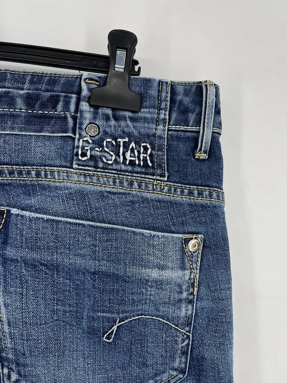 G-Star × Vintage Vintage G star Raw Denim Avant Garde Pants jeans Rick style Size US 34 / EU 50 - 9 Thumbnail