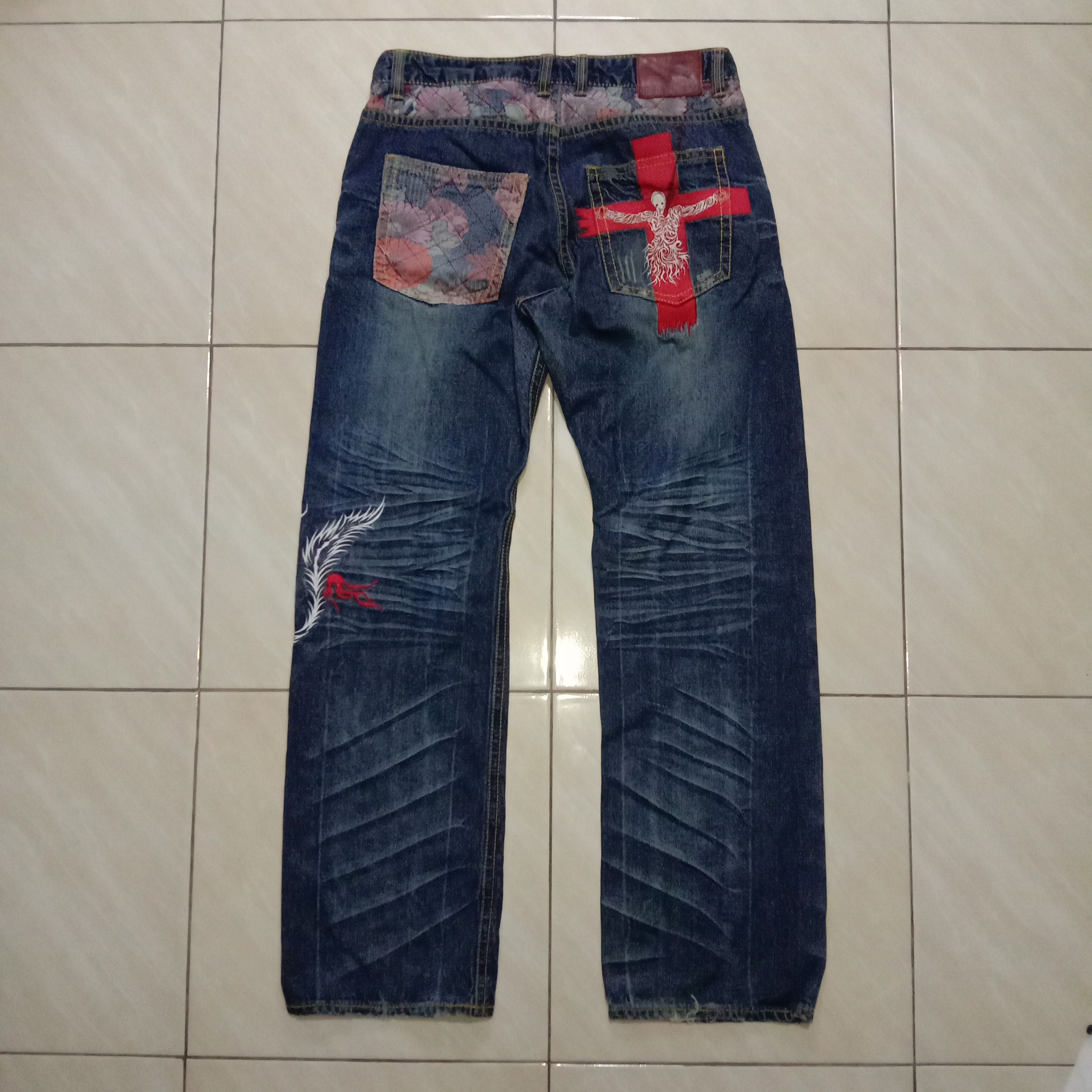 Anime × Cartoon Network Jeans Nishiki x Neon Genesis Evangelion Anime Manga Rare 00s Size US 36 / EU 52 - 4 Thumbnail