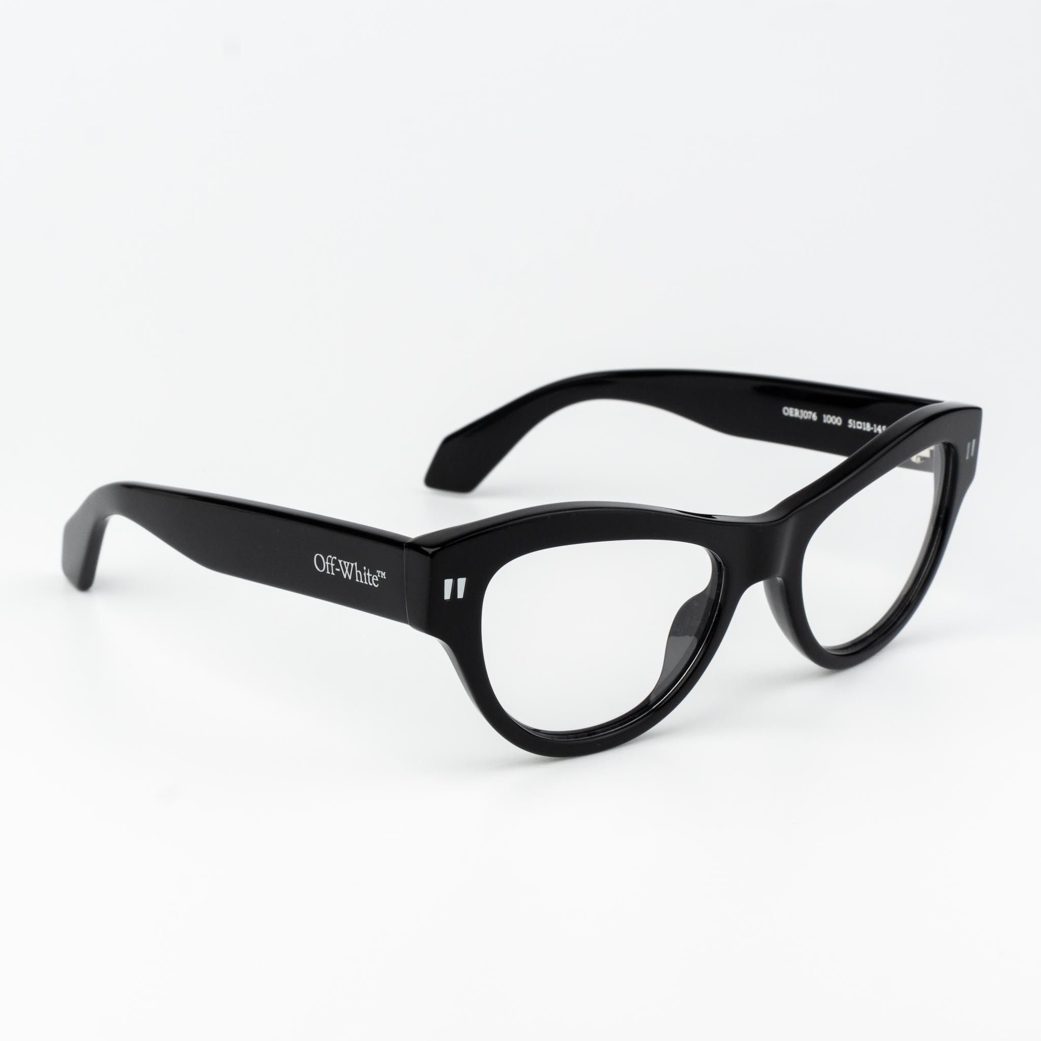 Off-White Off-White STYLE 76 Eyeglasses OERJ076 1000 NEW AUTHENTIC Size ONE SIZE - 4 Thumbnail