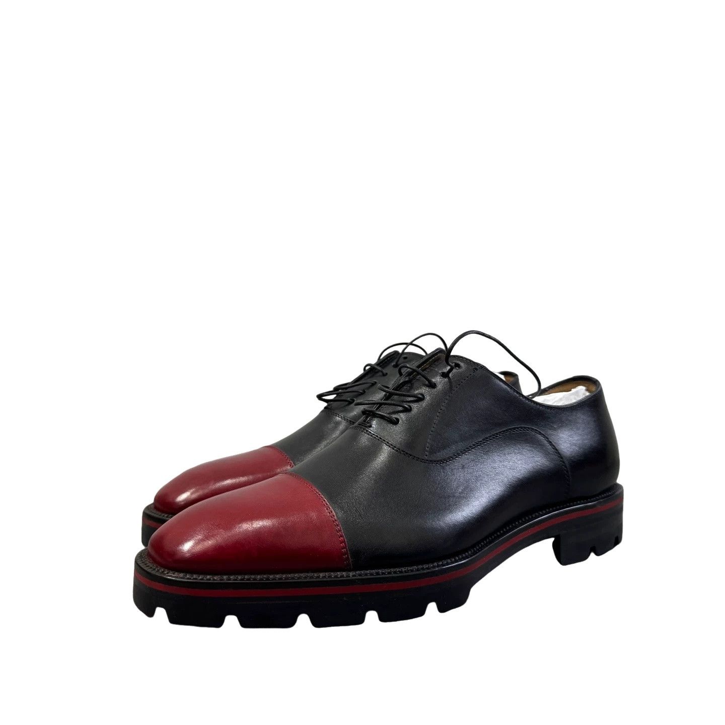 Christian Louboutin Christian Louboutin Red Cap Toe Lug Derby Size 40 Size US 7 / EU 40 - 1 Thumbnail