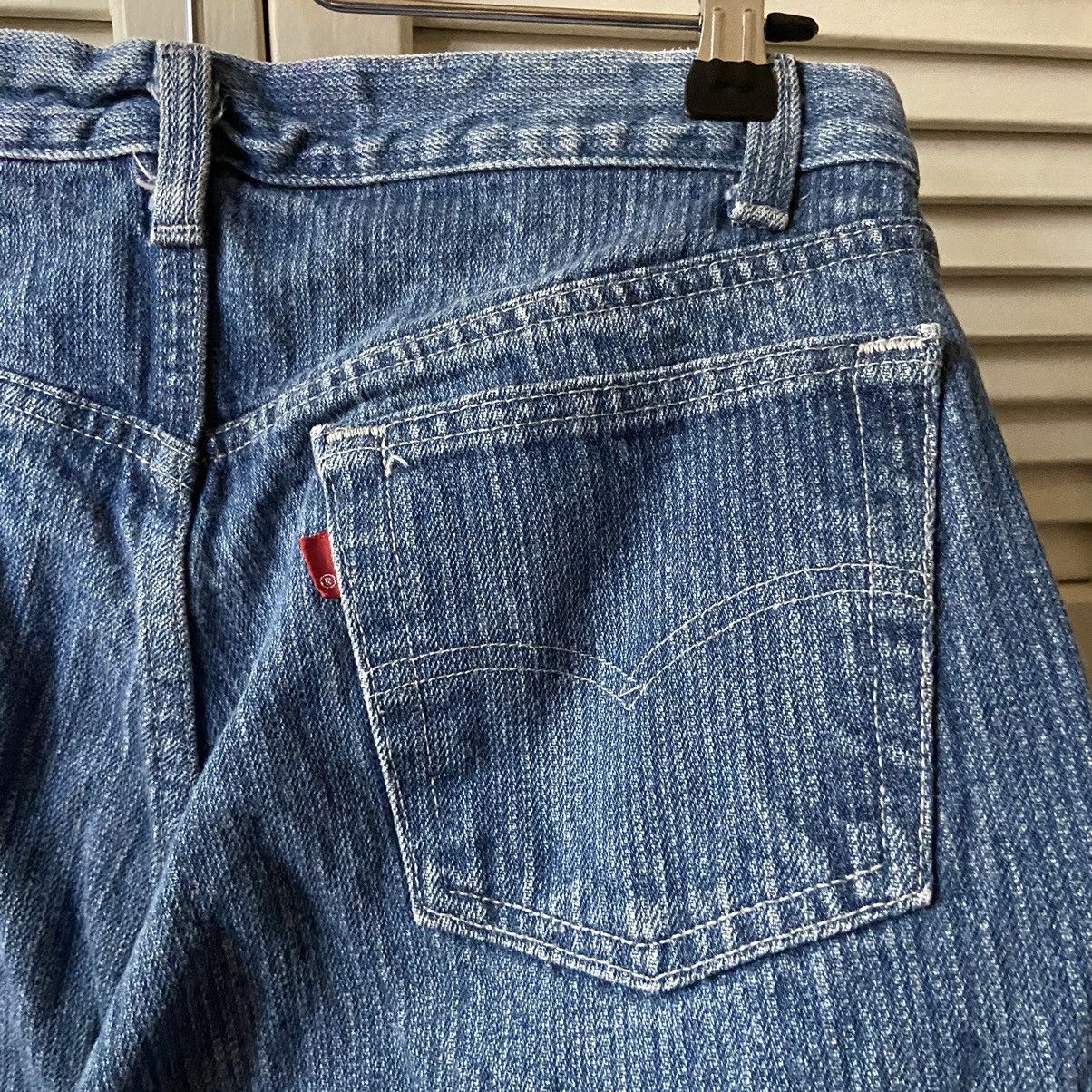 Levi's × Vintage RARE Vintage 80’s Levi’s 501 Herringbone Blue Denim Jeans Size US 29 - 11 Thumbnail