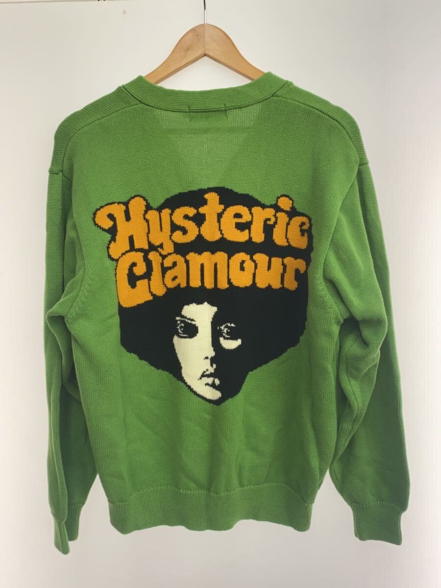 Hysteric Glamour Hysteric Glm Afro Girl Ctn Knitted Crdgn Green Size US M / EU 48-50 / 2 - 2 Thumbnail
