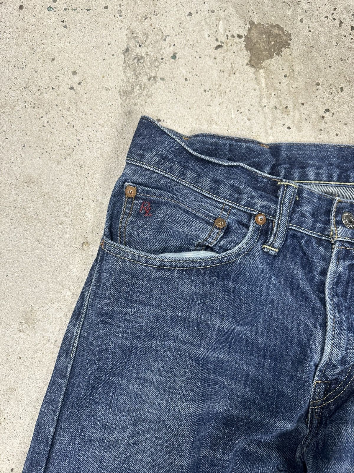 Polo Ralph Lauren × Vintage Vintage Y2K Polo Ralph Lauren 018 Slim Straight Denim Pants Size US 30 / EU 46 - 7 Thumbnail