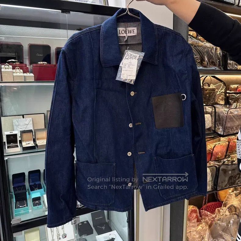 Loewe Loewe Dark blue denim jacket Size US M / EU 48-50 / 2 - 1 Thumbnail