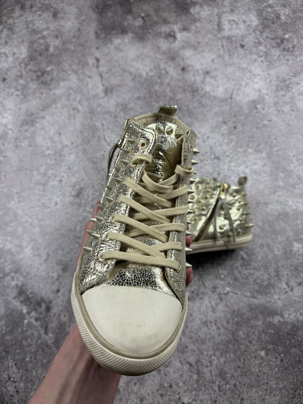 Guess AVANT GARDE GUESS SPIKED STUDED GOLD Y2K SNEAKERS Size US 8 / IT 38 - 7 Thumbnail