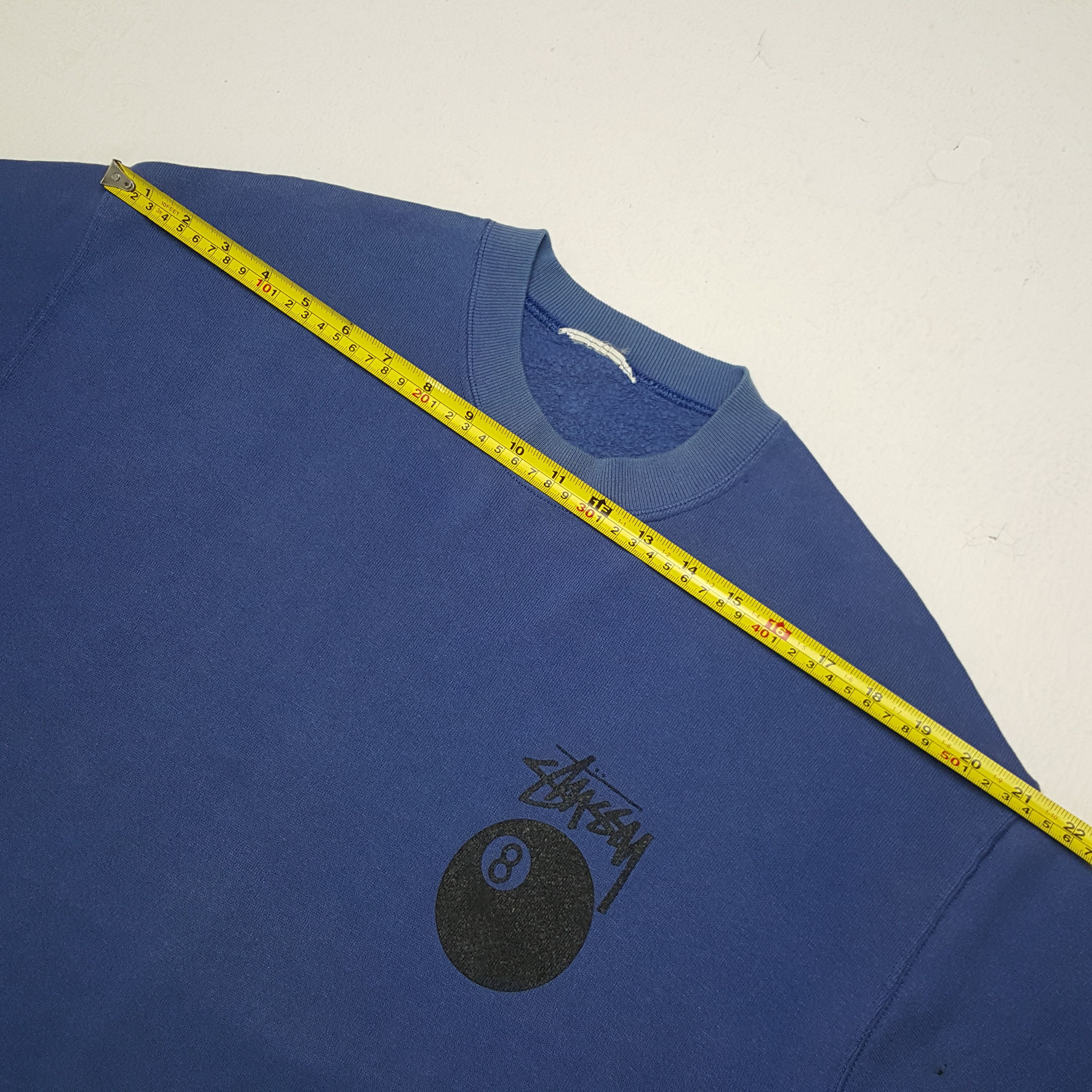 Stussy × Vintage Vintage Stussy 8 Ball American Street Style Sweatshirt Size US M / EU 48-50 / 2 - 6 Thumbnail
