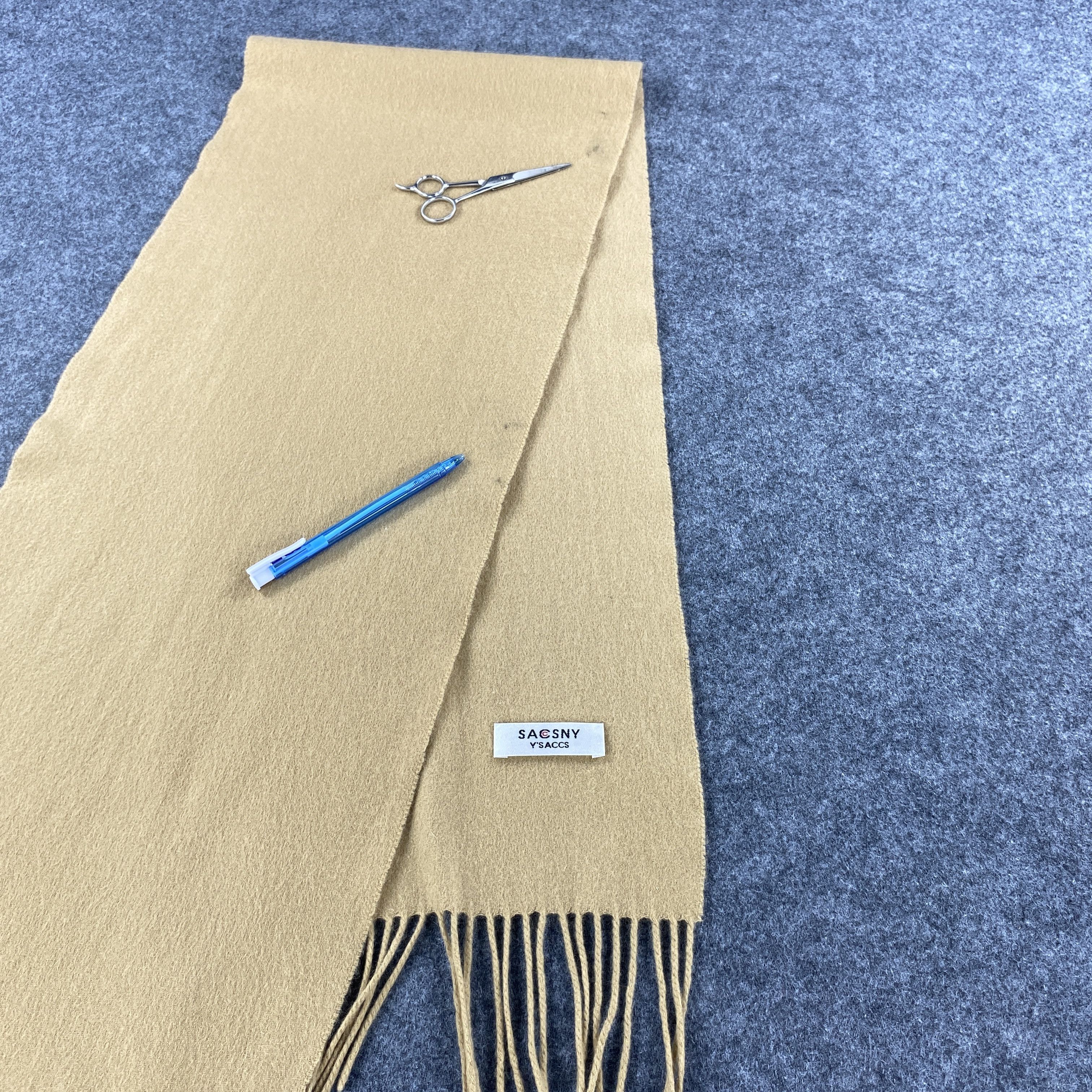 Vintage × Yohji Yamamoto GF10618 Sacsny Ysaccs Yohji Yamamoto Scarf Neck Wear Muffler Size ONE SIZE - 6 Thumbnail