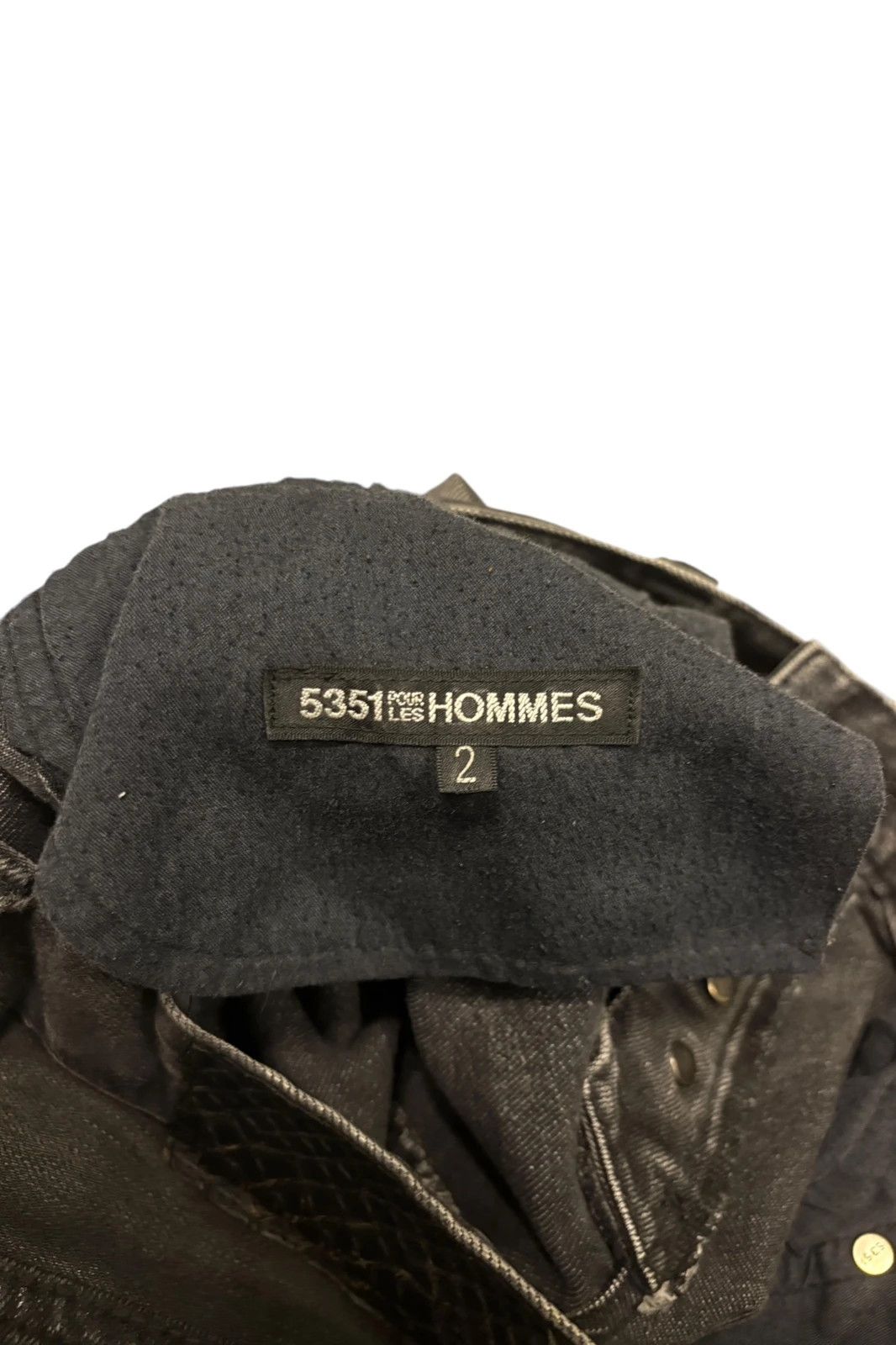 5351 POUR LES HOMMES 5351 Pour Les Hommes grey shine effect bootcut denim jeans Size US 31 - 6 Thumbnail
