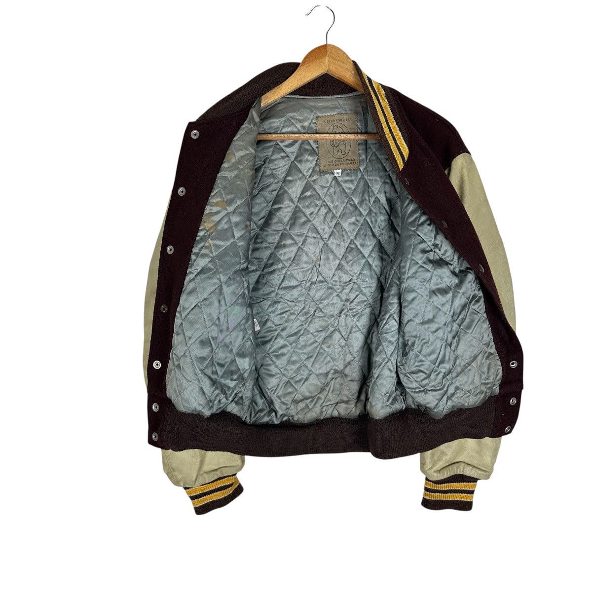 Golden Bear GOLDEN BEAR WOOL LEATHER VARSITY JACKET Size US M / EU 48-50 / 2 - 9 Thumbnail