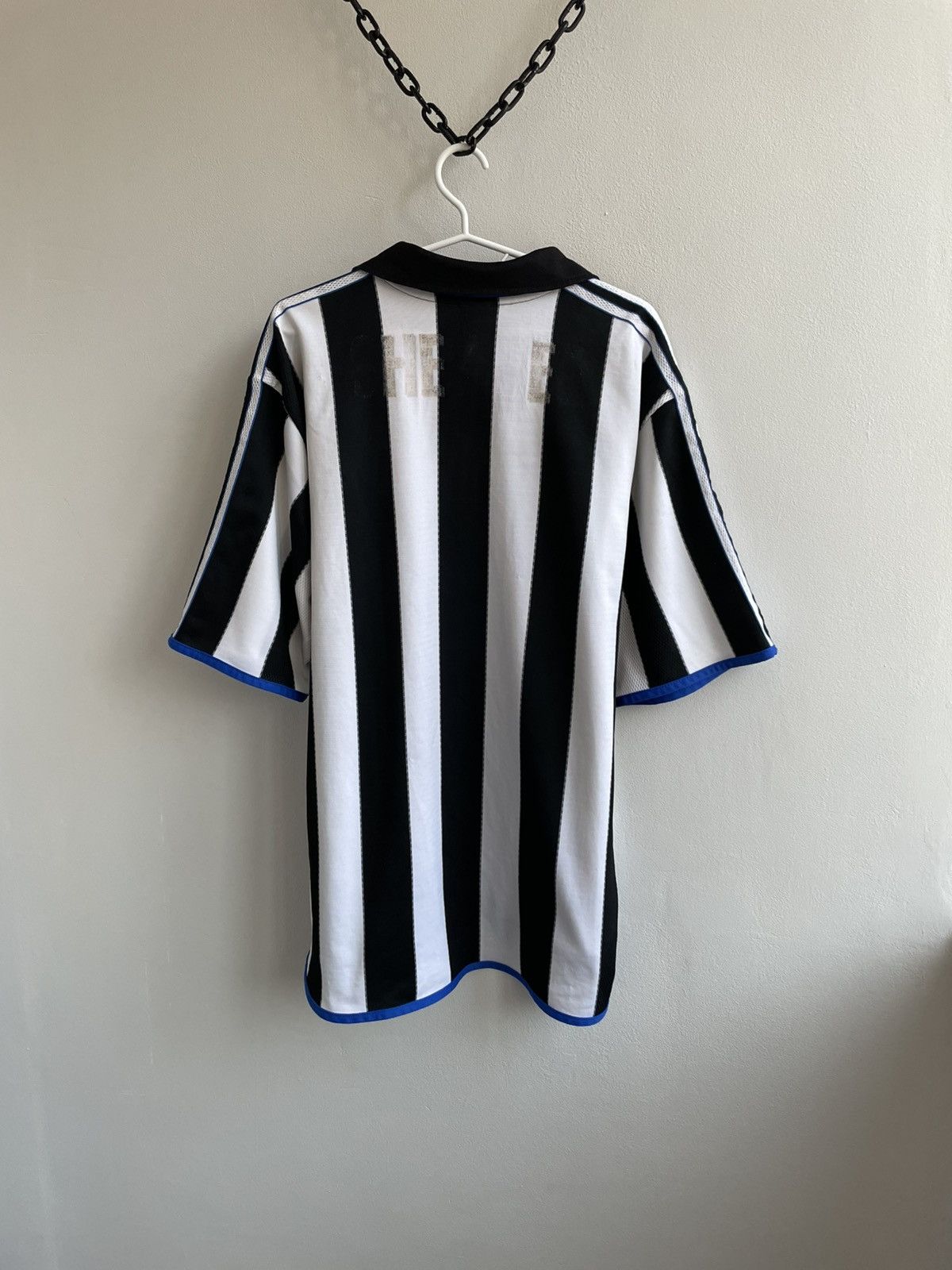 Adidas NEWCASTLE UNITED 1999 2000 HOME FOOTBAL SHIRT SOCCER JERSEY Size US XL / EU 56 / 4 - 17 Thumbnail