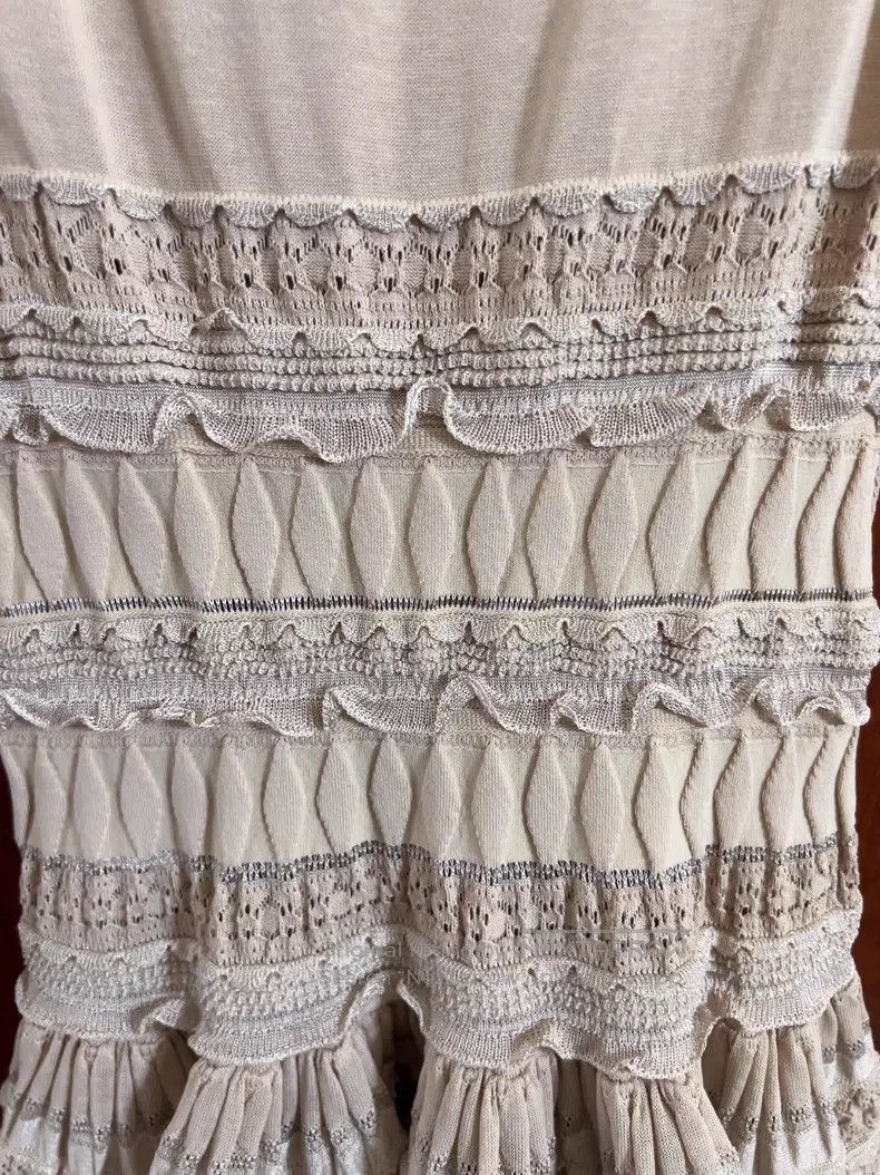 Alaia Alaia Women's lace wool blended dress Size S / US 4 / IT 40 - 9 Thumbnail