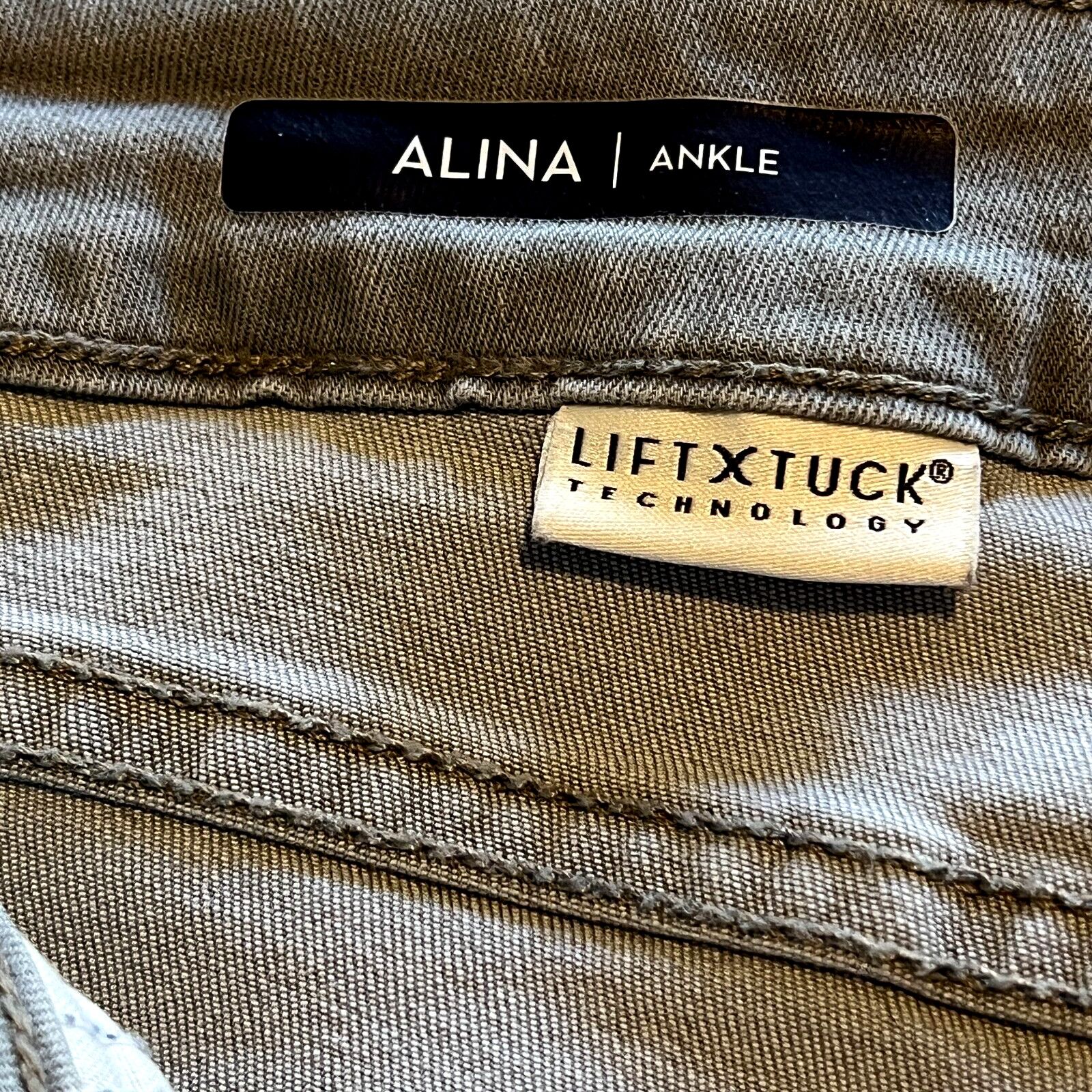 NYDJ NYDJ Jeans Size 14 Gray Alina Ankle Jeans Mid Rise Raw Hem Size 36" / US 14 / IT 50 - 3 Thumbnail