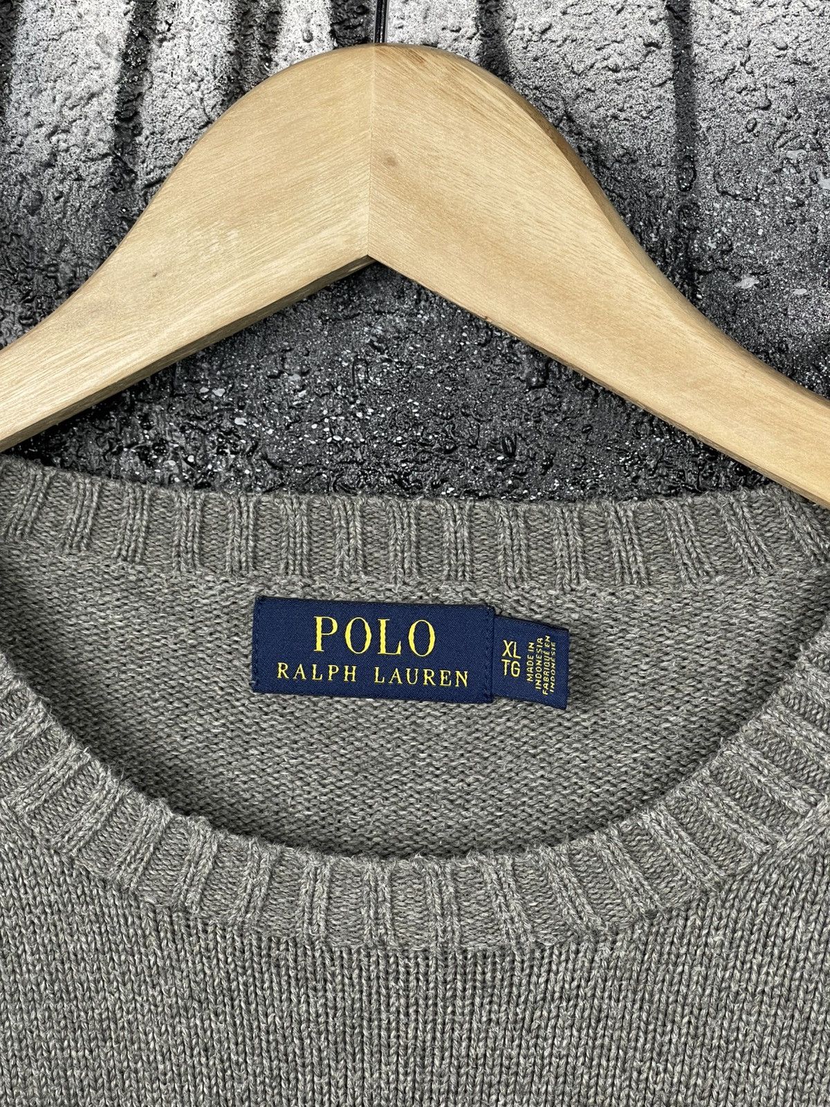 Polo Ralph Lauren Polo Ralph Lauren Grey Knitted Sweater Mens Size XL Size US XL / EU 56 / 4 - 13 Thumbnail