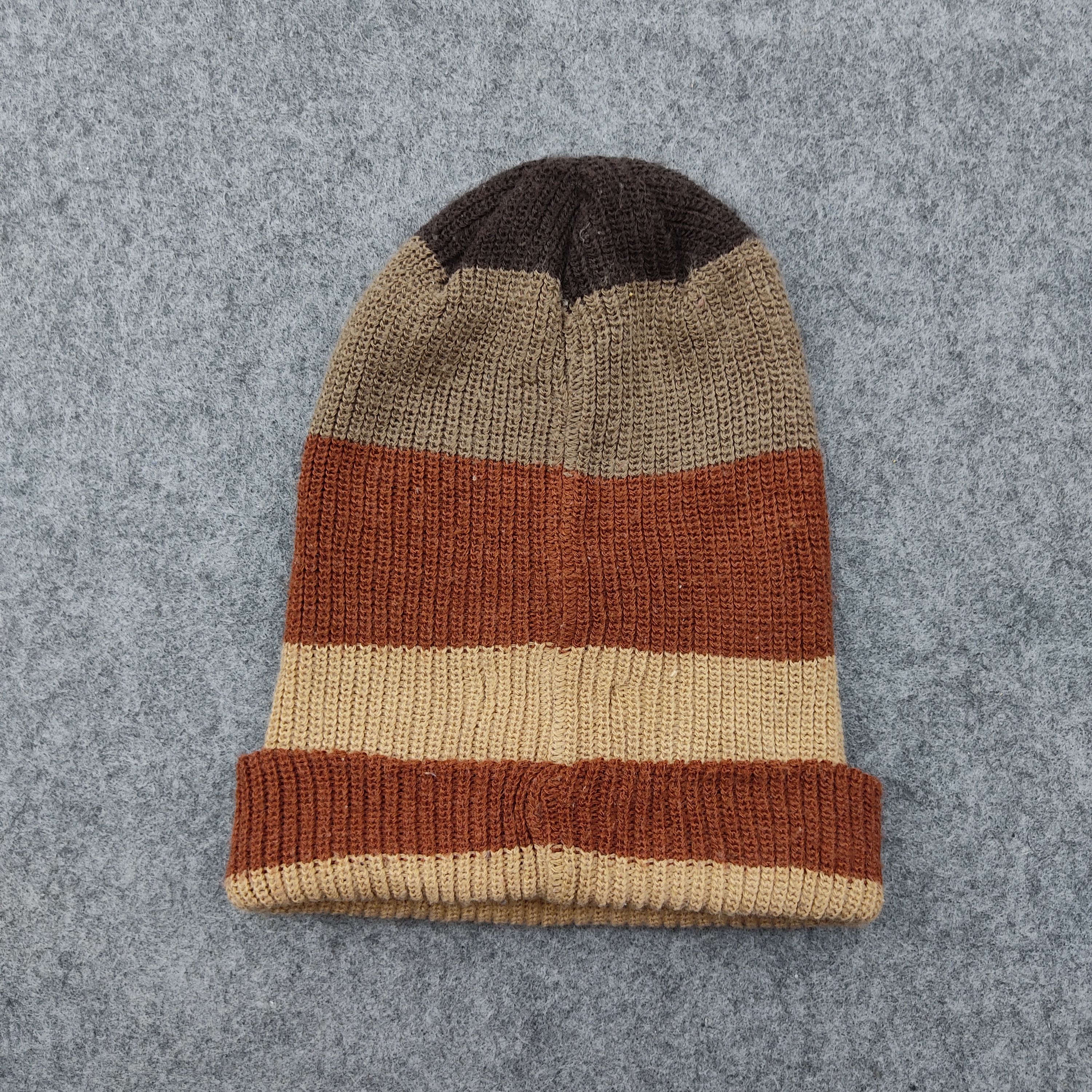 Japanese Brand × Vintage Vintage Japanese Brand Stripe Beanie / Snow Hat / Snow Cap Size ONE SIZE - 2 Thumbnail