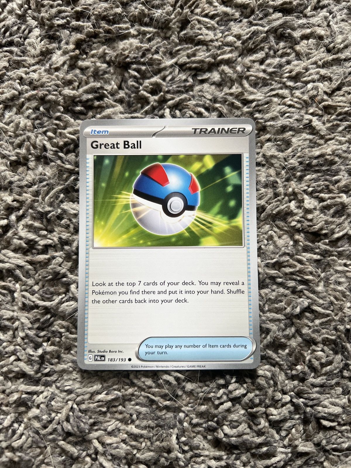 Hypebeast × Nintendo × Pokemon 2023 Pokémon Great Ball Card Size ONE SIZE - 1 Thumbnail
