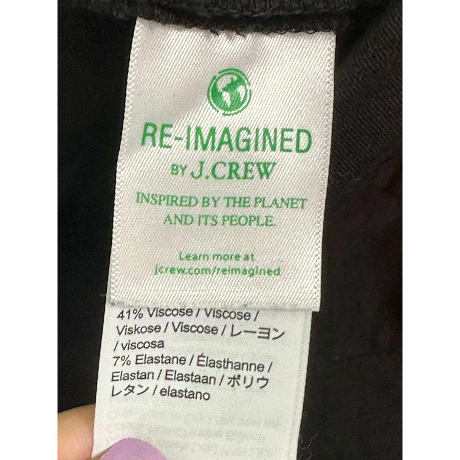 J.Crew J.Crew Remi black straight legs pants size 8 Size 30" / US 8 / IT 44 - 6 Thumbnail