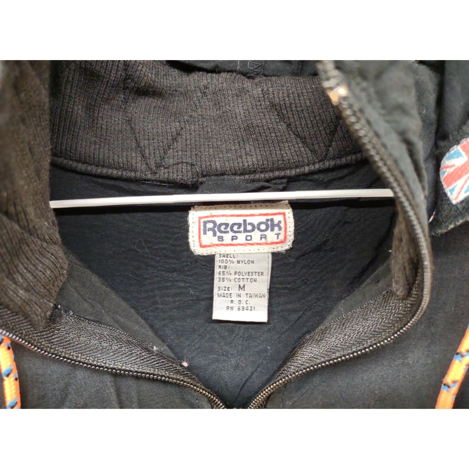 Reebok Reebok Sport Track Windbreaker Spellout Britain Jacket M Medium Unisex Adults Multicolor Pockets Embroidered 80s 90s Retro Hip Hop Track Jacket Shirt Size US M / EU 48-50 / 2 - 4 Thumbnail