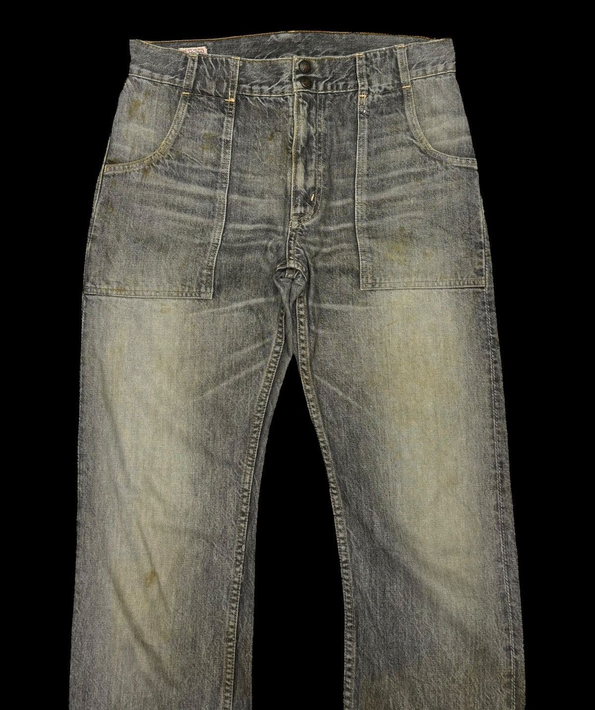Sugar Cane 💥Vintage Double Works Warehouse Rusty Jeans Union Made Size US 32 / EU 48 - 5 Thumbnail