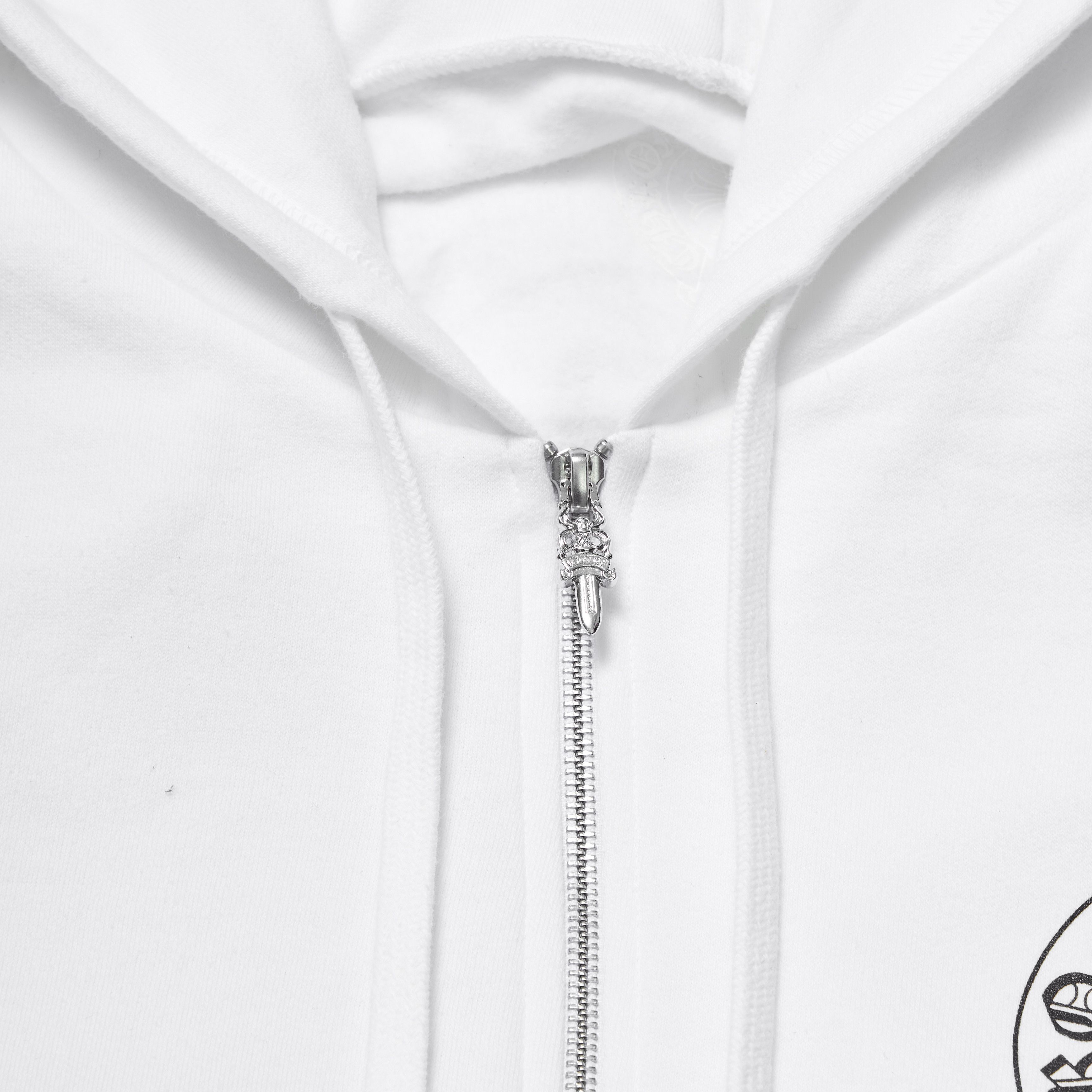 Chrome Hearts CHROME HEARTS Horseshoe Floral Cross Sleeve Zip Up Hoodie Size US XXL / EU 58 / 5 - 5 Thumbnail