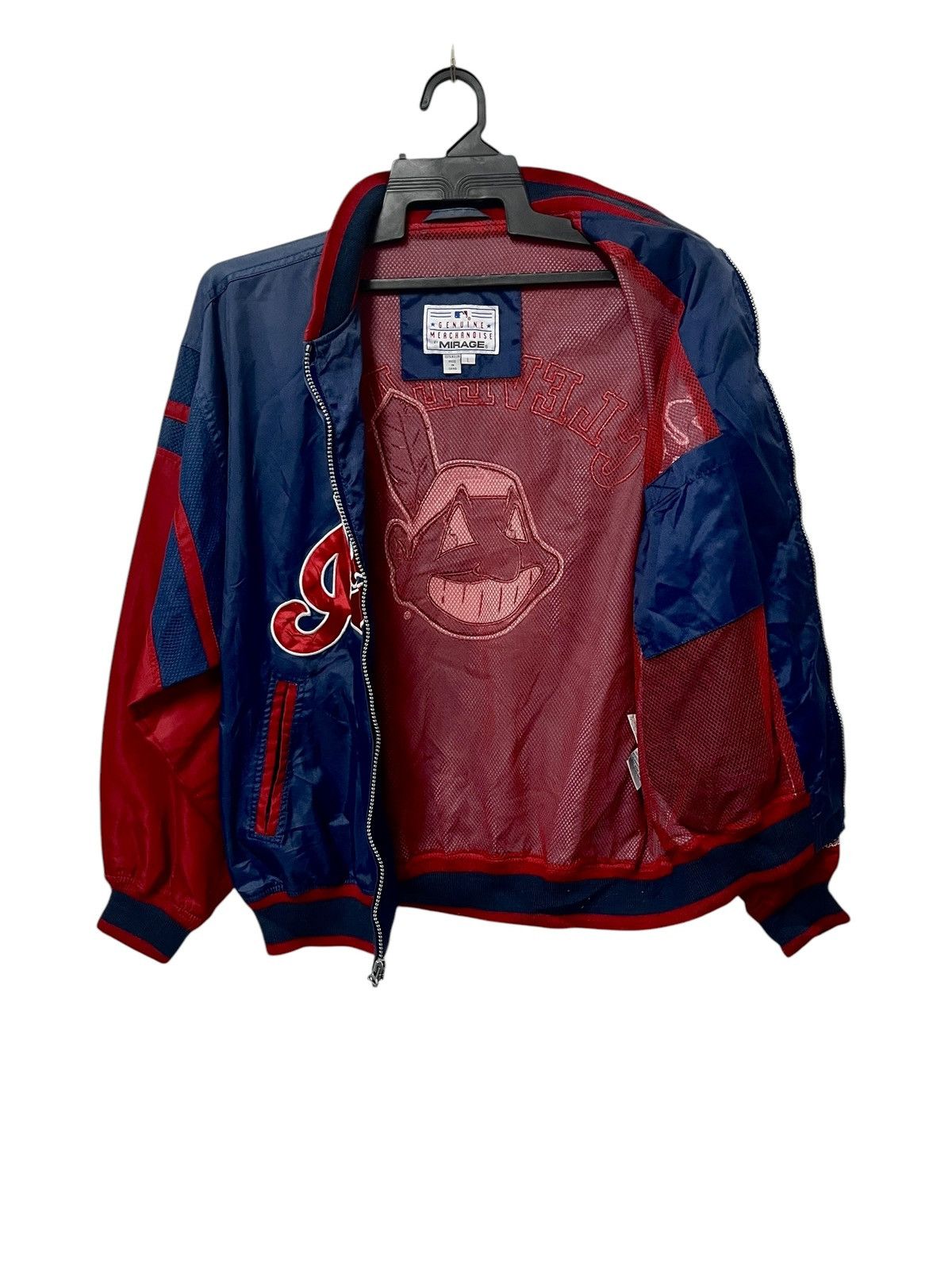 MLB × Vintage 🔥Vtg Cleveland Indians Light Jacket Size US L / EU 52-54 / 3 - 7 Thumbnail