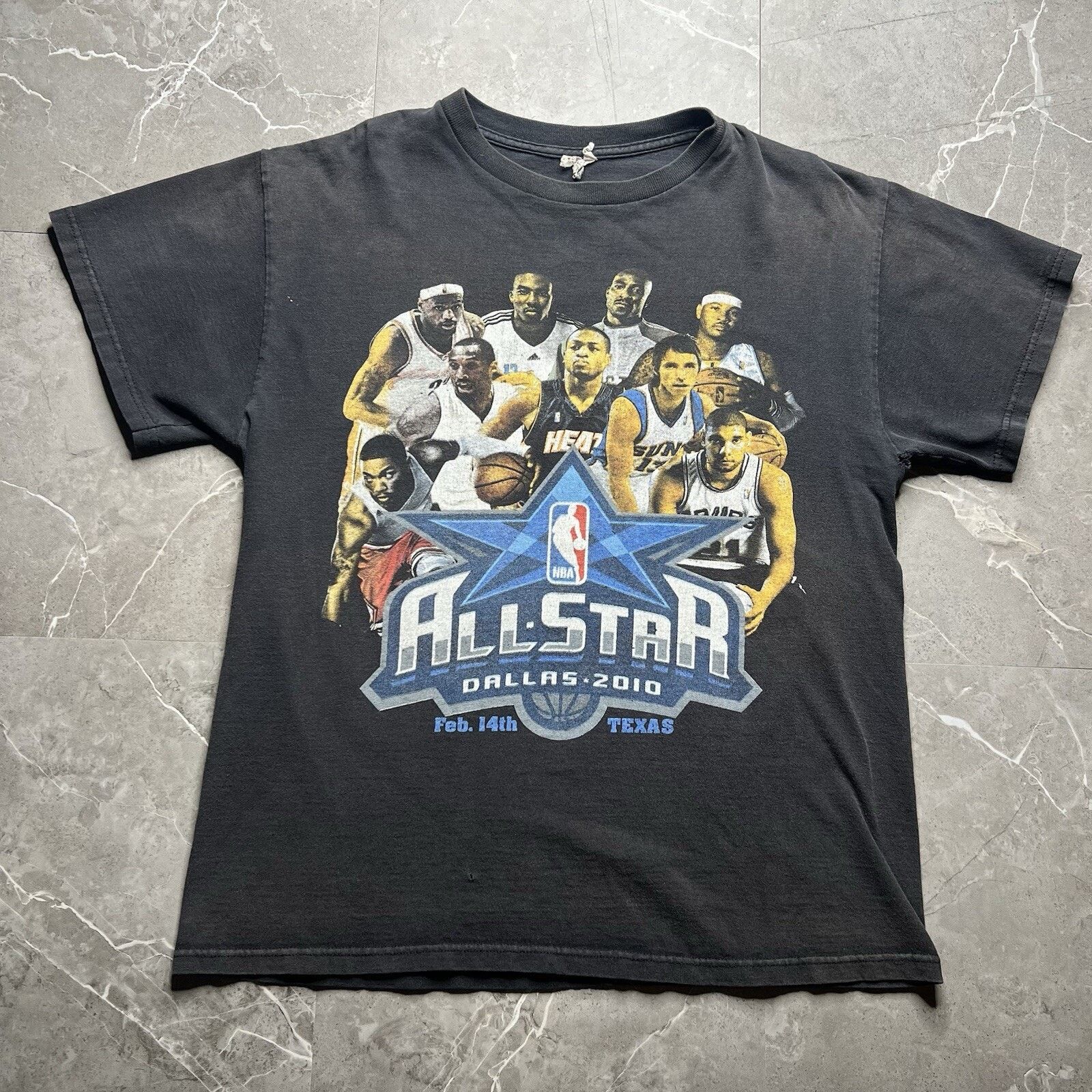 Vtg 2010 NBA All Star Game Kobe LeBron Mens T-Shirt Medium