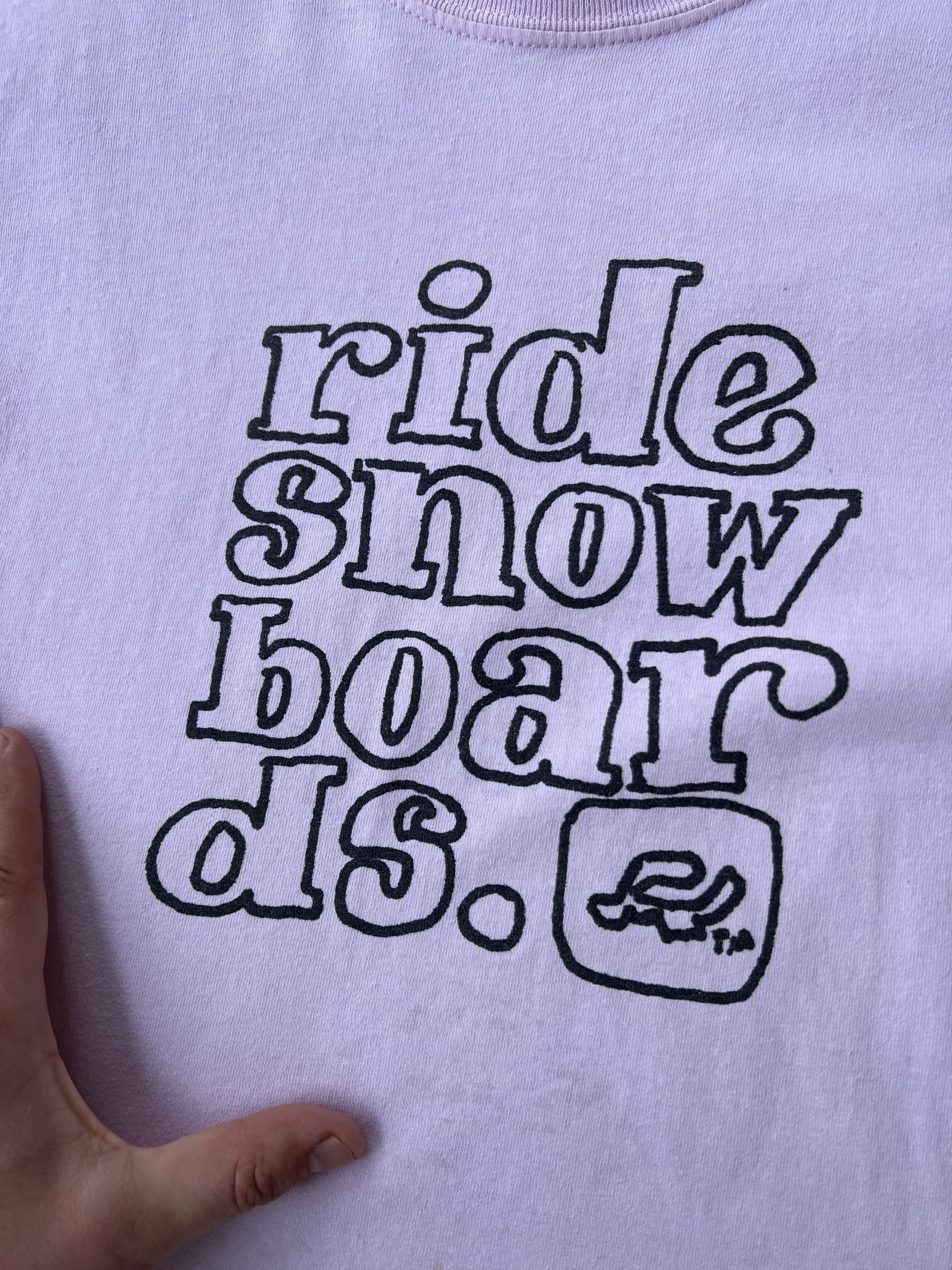 Vintage Ride Snowboards Made In USA Tee Size US XL / EU 56 / 4 - 3 Thumbnail