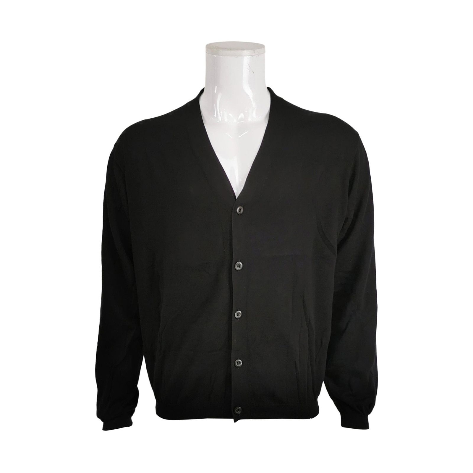 Prada Prada Black Slim-Fit Cotton Pants, Size 48 Size US 36 / EU 52 - 1 Thumbnail