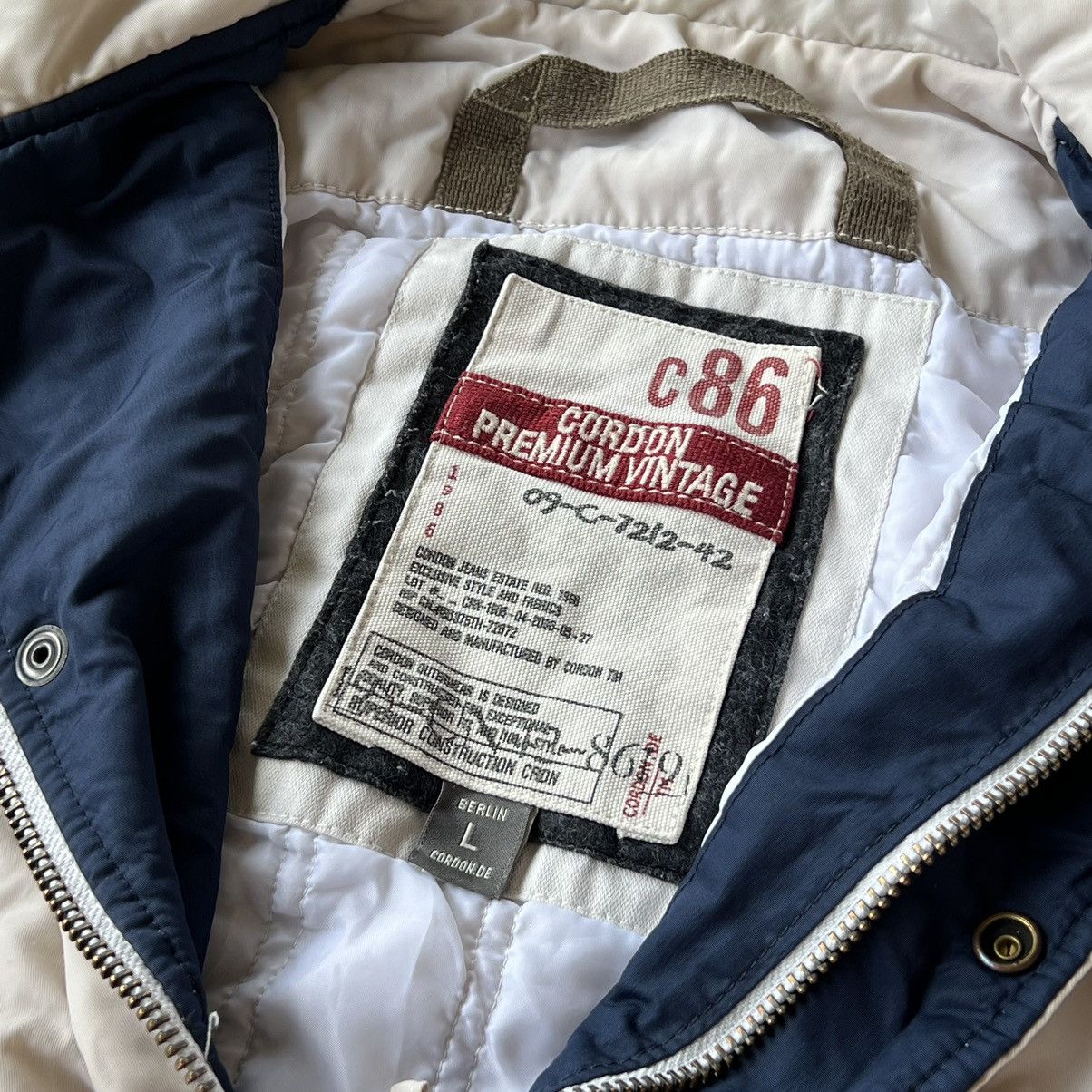 Vintage Gordon Premium Big Logo Vintage Sport Bomber Jaclet Size US L / EU 52-54 / 3 - 5 Thumbnail
