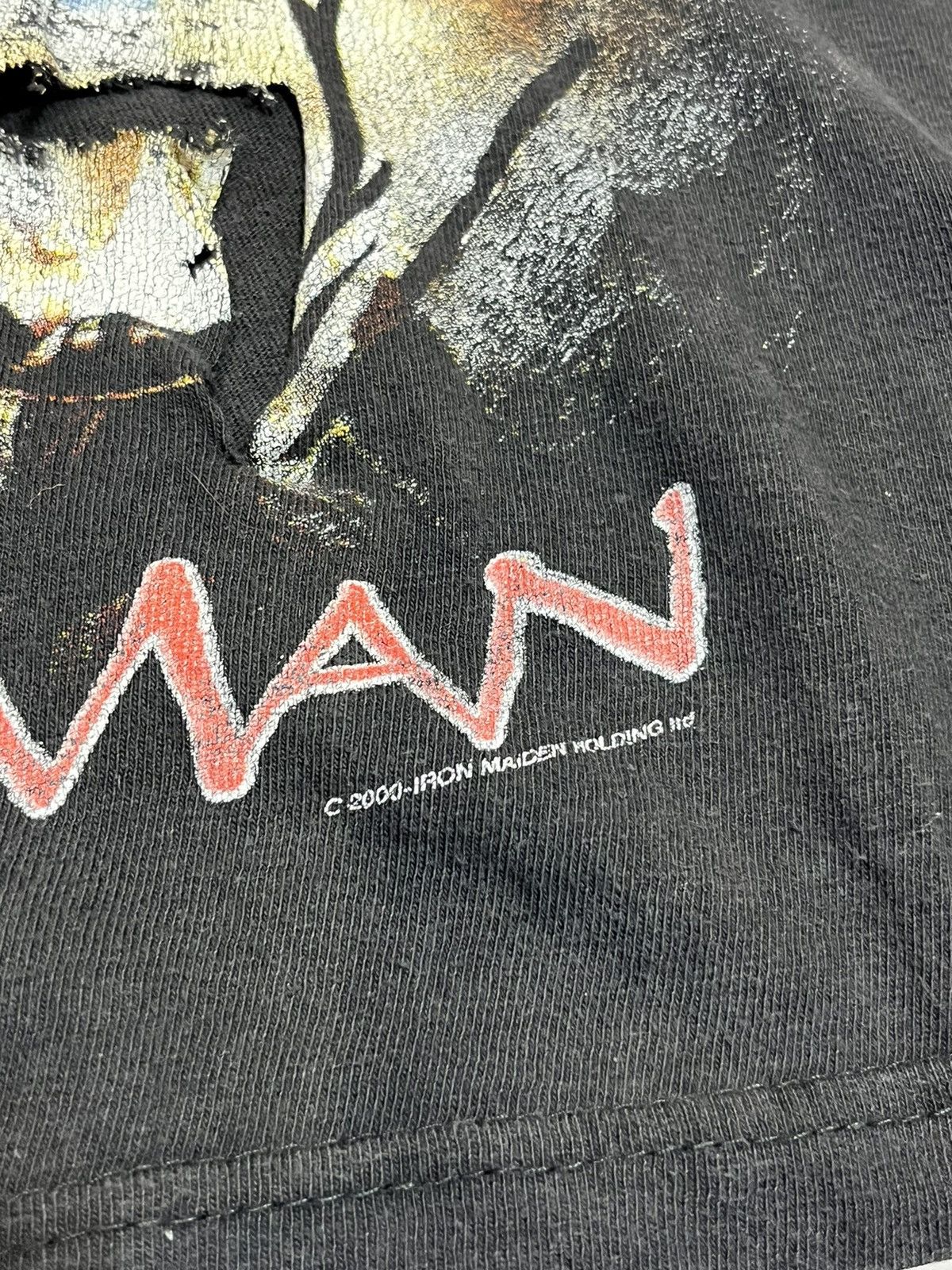 Iron Maiden × Vintage Iron Maiden 2000 The Wicker Man Vintage T Shirt tee rare Size US XXL / EU 58 / 5 - 4 Thumbnail