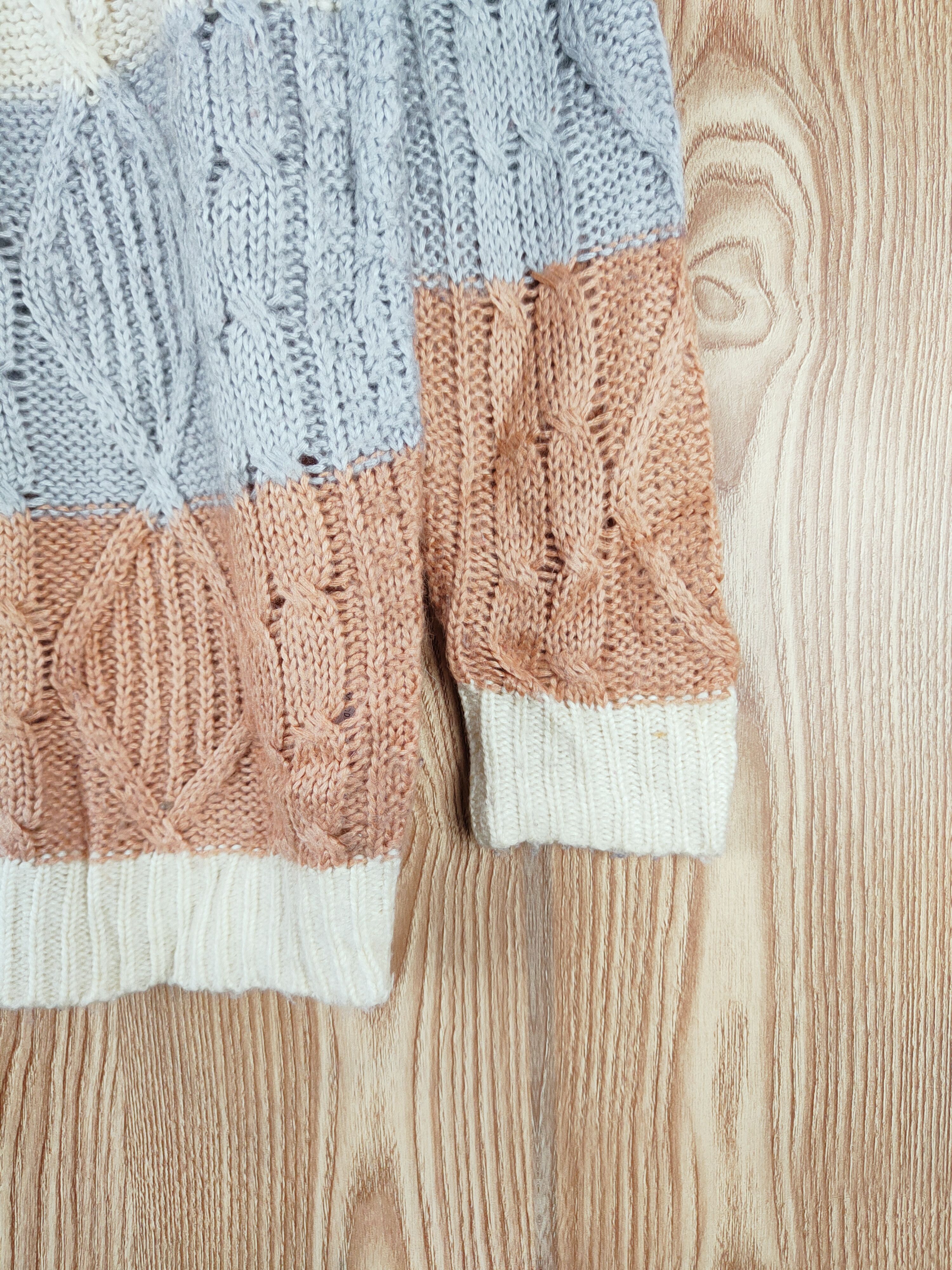 Homespun Knitwear Ingni Cream Knitwear Sweatshirts #W156 Size US M / EU 48-50 / 2 - 6 Thumbnail