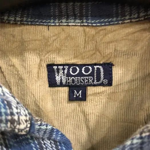 Flannel Vintage Wood Whouser Plaid Tartan Flannel Shirt 👕 Size US S / EU 44-46 / 1 - 3 Thumbnail
