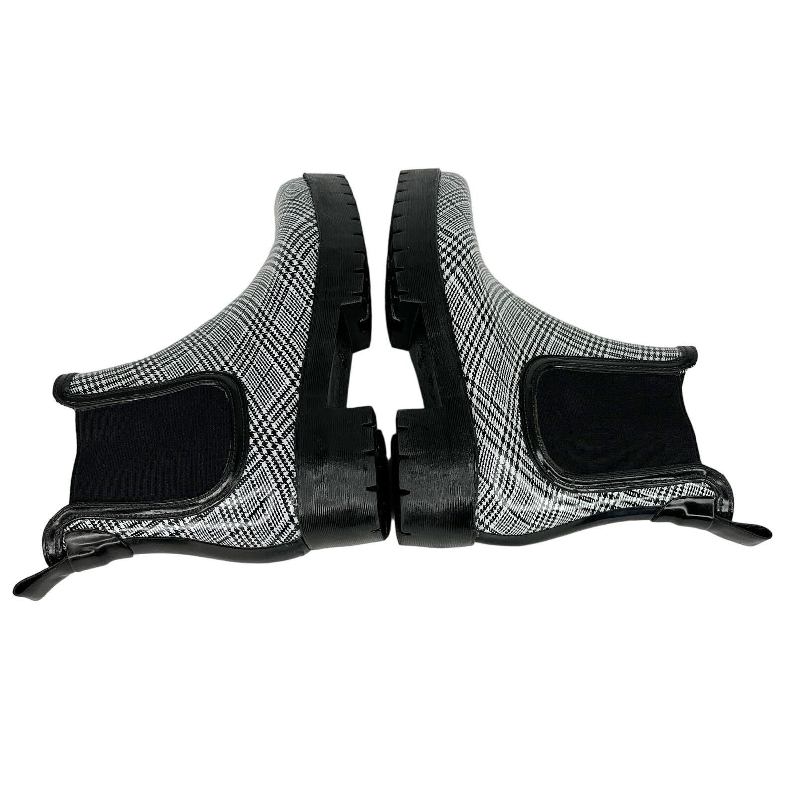 Jeffrey Campbell Jeffrey Campbell Cloudy Chelsea Plaid Rain Boots EU 38 US 7 Size US 7 / IT 37 - 3 Thumbnail