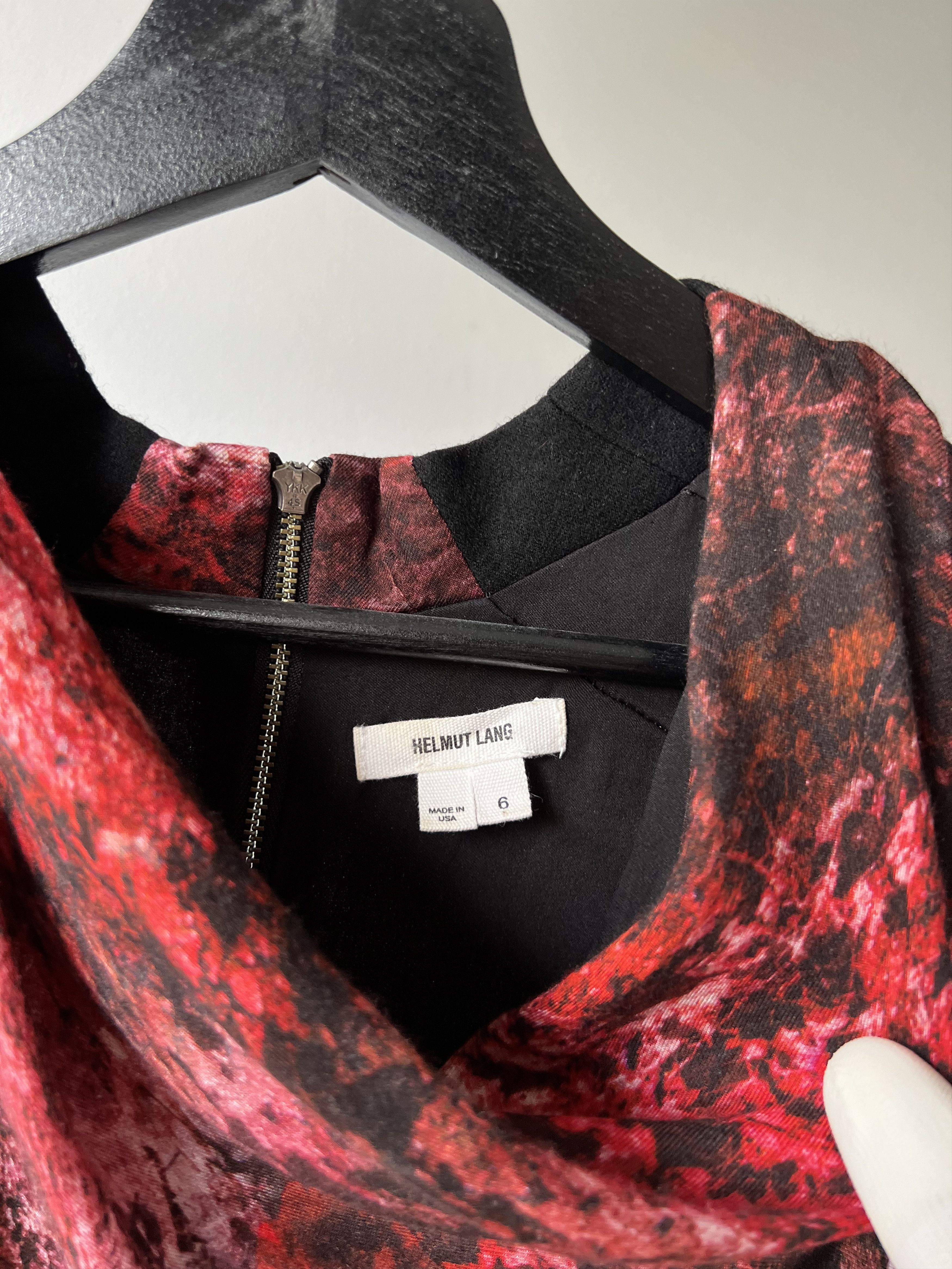 Helmut Lang Helmut Lang Asymmetric Runway Midnight Floral Pattern Dress Size M / US 6-8 / IT 42-44 - 6 Thumbnail
