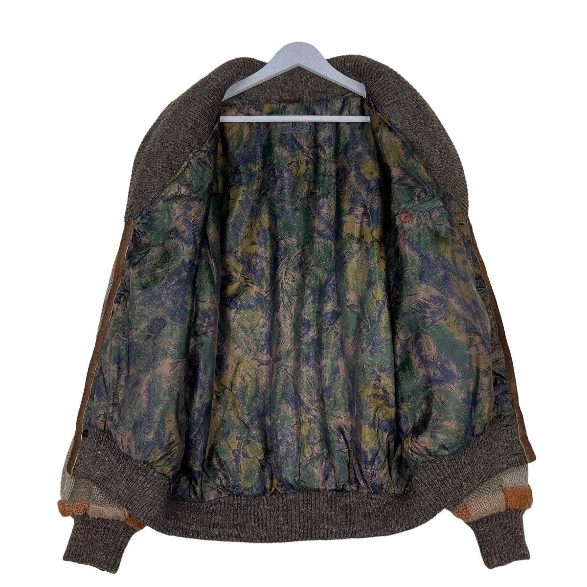Japanese Brand 🔥 VINTAGE BI COLMAN PATCHWORK BOMBER JACKET Size US L / EU 52-54 / 3 - 12 Thumbnail