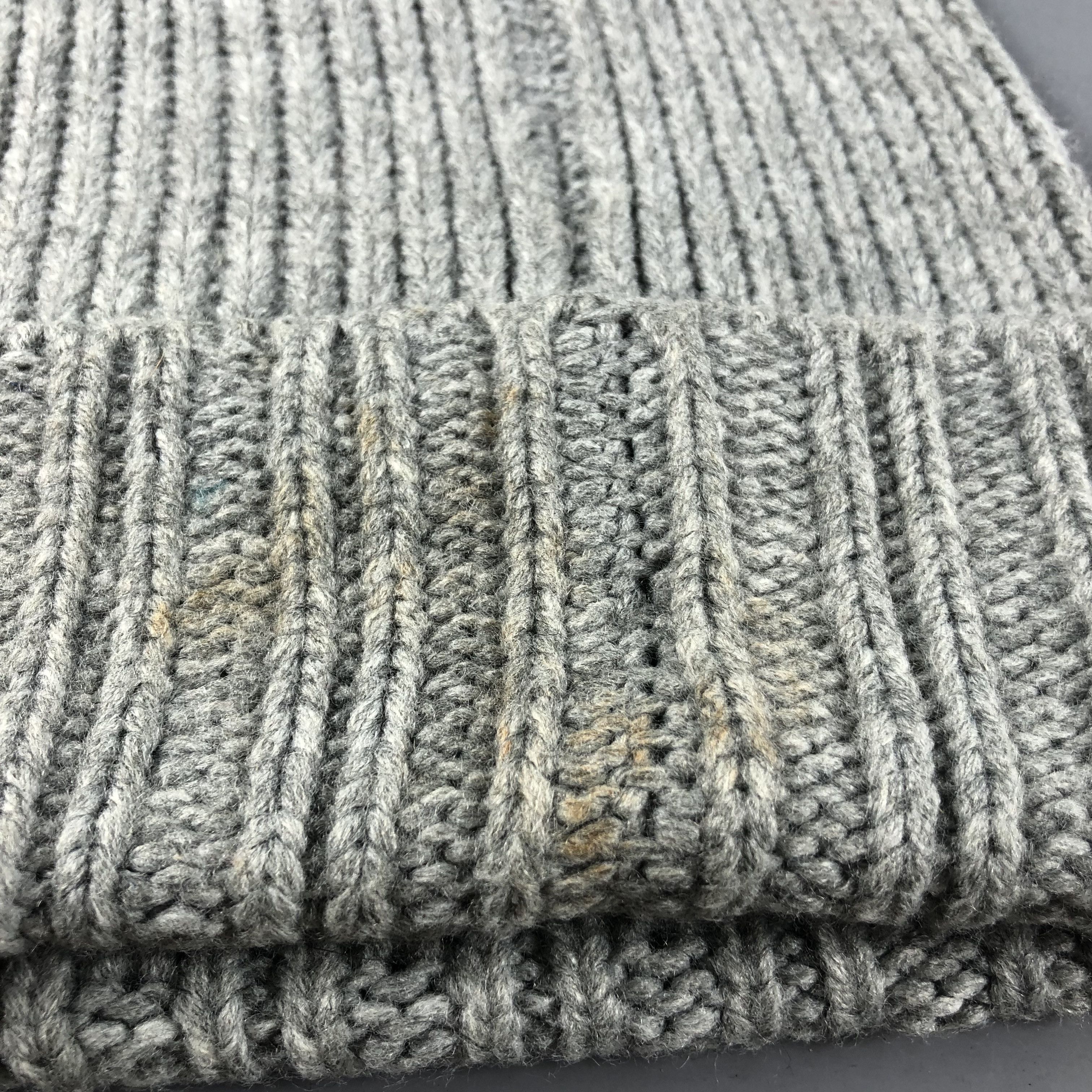 GU GU Patches Knit Beanie Snowcap Snow Hat B706 Size ONE SIZE - 6 Thumbnail