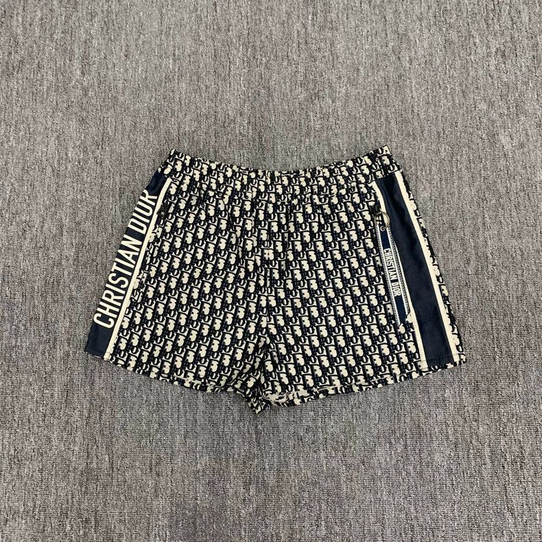 Dior Monogram Logo Side Striped Shorts