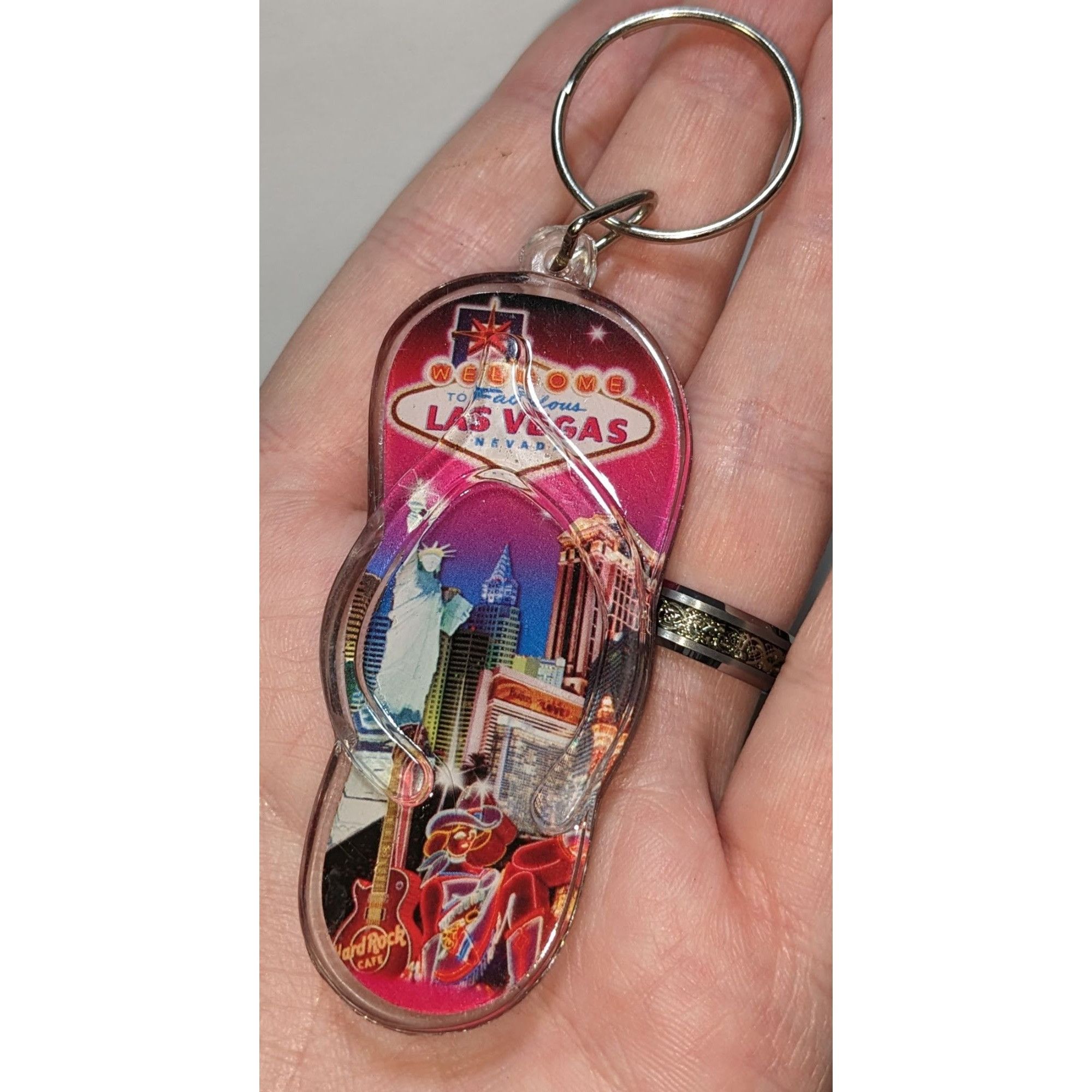 Other Welcome To Fabulous Las Vegas Flip-Flop Keychain 4.25 Inches Size ONE SIZE - 1 Thumbnail