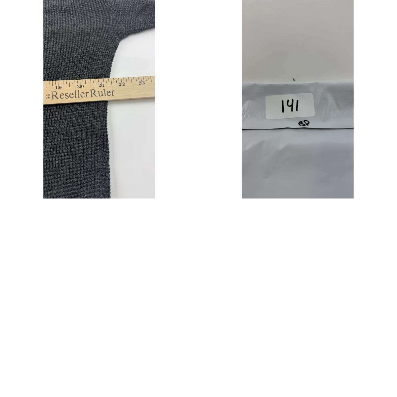 Vintage BP. Sweater Pullover Womens XS Gray Waffle Knit Scoop Neck Long Sleeve Cropped Size XS / US 0-2 / IT 36-38 - 8 Thumbnail