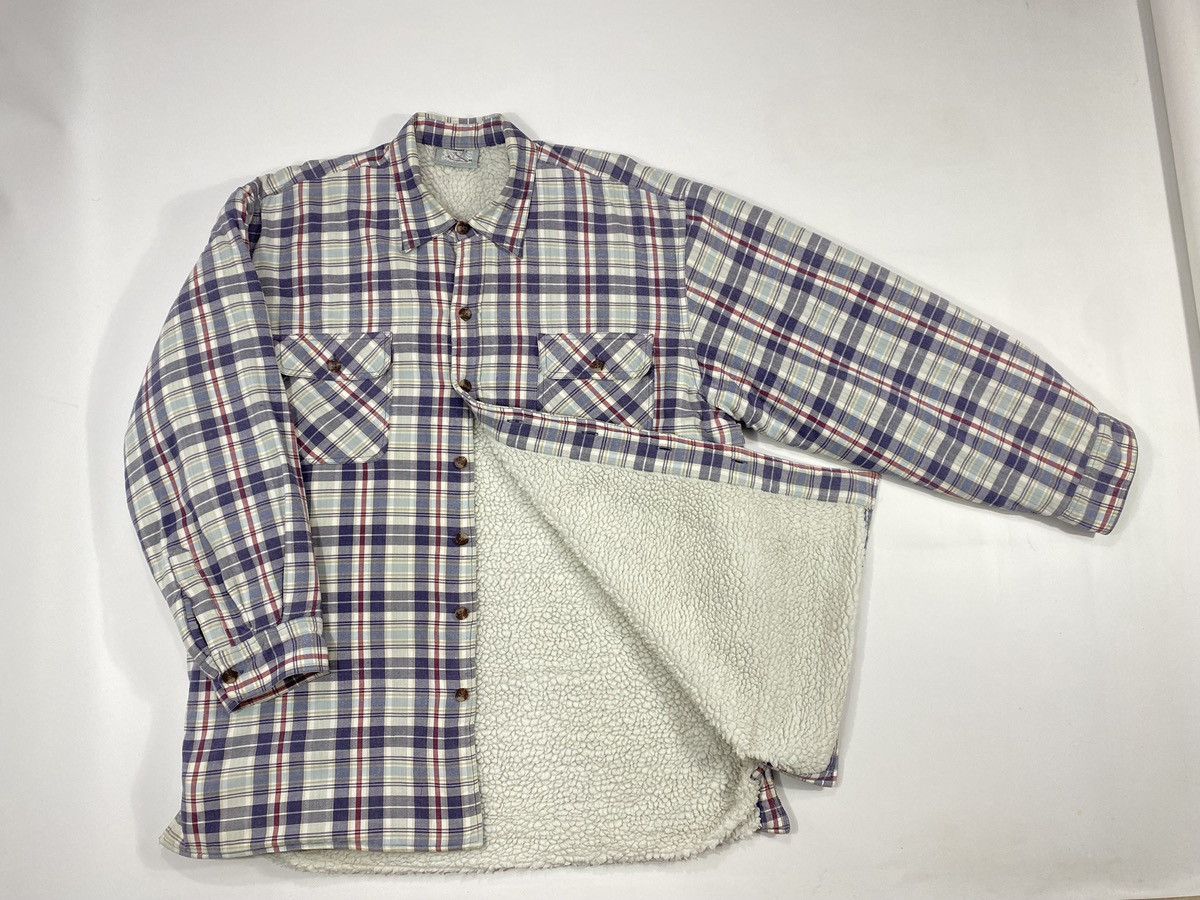 Vintage Vintage 80s 90s Heavy Sherpa Insulated Tartan Shirt Jacket Size US M / EU 48-50 / 2 - 12 Thumbnail