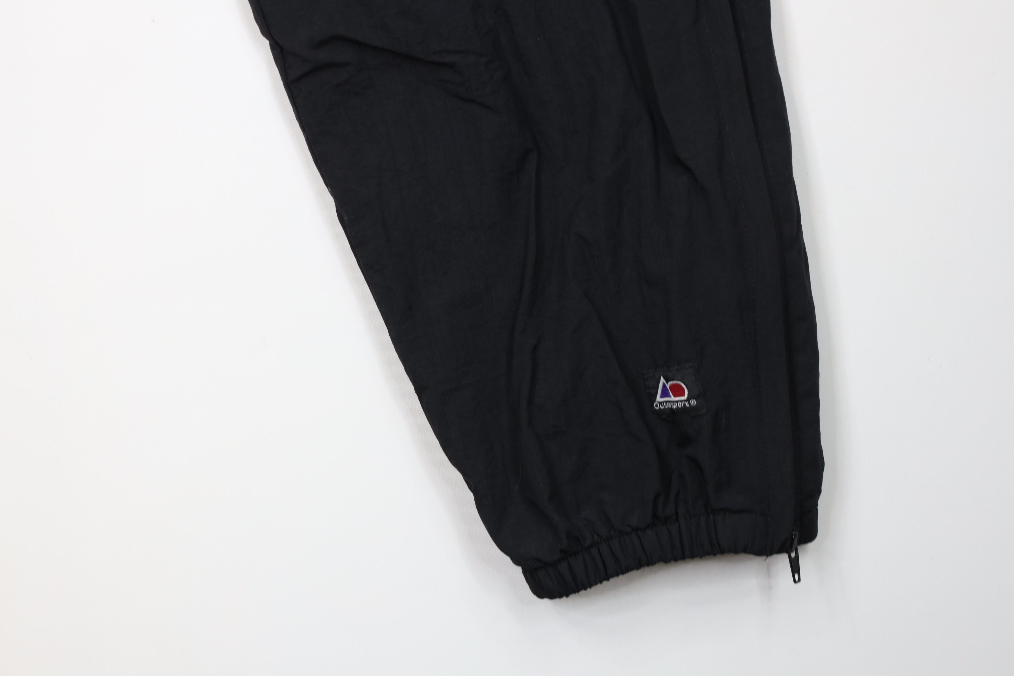 Vintage Vintage 90s Streetwear Lined Windbreaker Joggers Pants Black Size US 38 / EU 54 - 5 Thumbnail