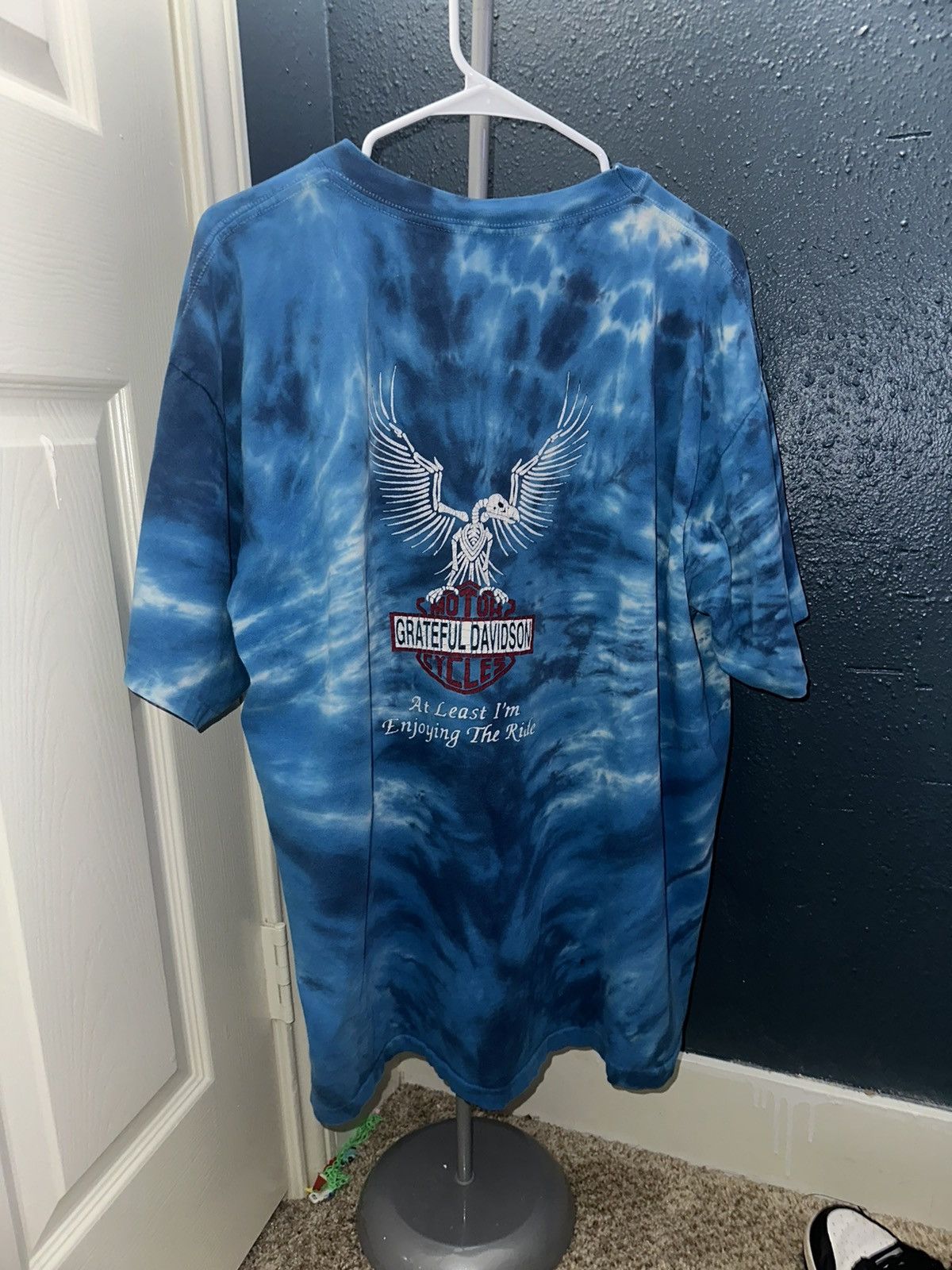 Vintage Vintage Grateful Dead / Harley Davidson T Shirt Size US XL / EU 56 / 4 - 2 Thumbnail