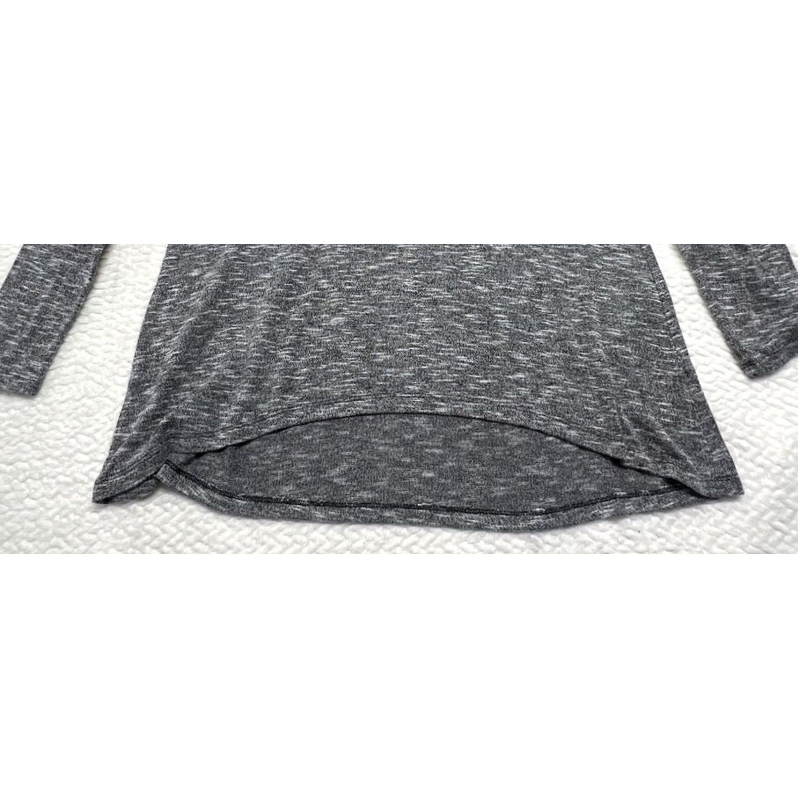 Juicy Couture Juicy Couture Women’s Blouse Heather Gray Relaxed Size M Gray Basic Classic Comfort Fit Shirt Womens Top Size M / US 6-8 / IT 42-44 - 3 Thumbnail