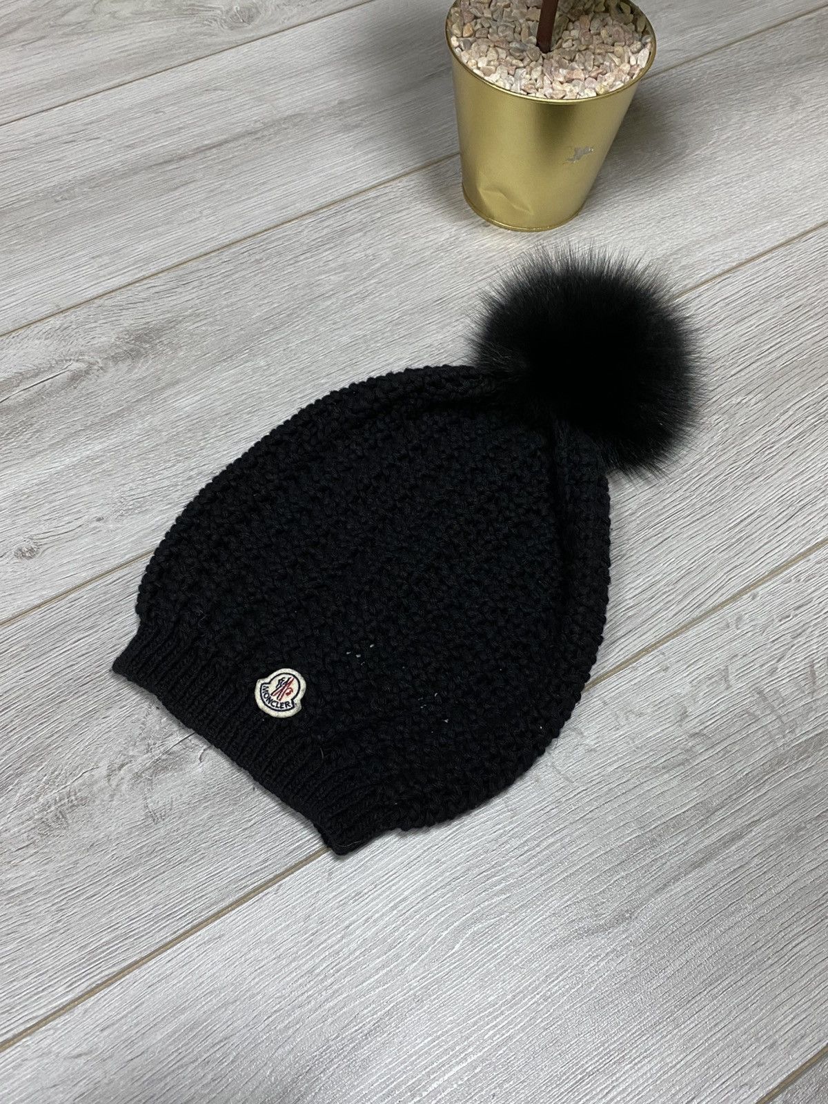 Moncler Moncler fox fur wool knitted women hat Size ONE SIZE - 1 Thumbnail