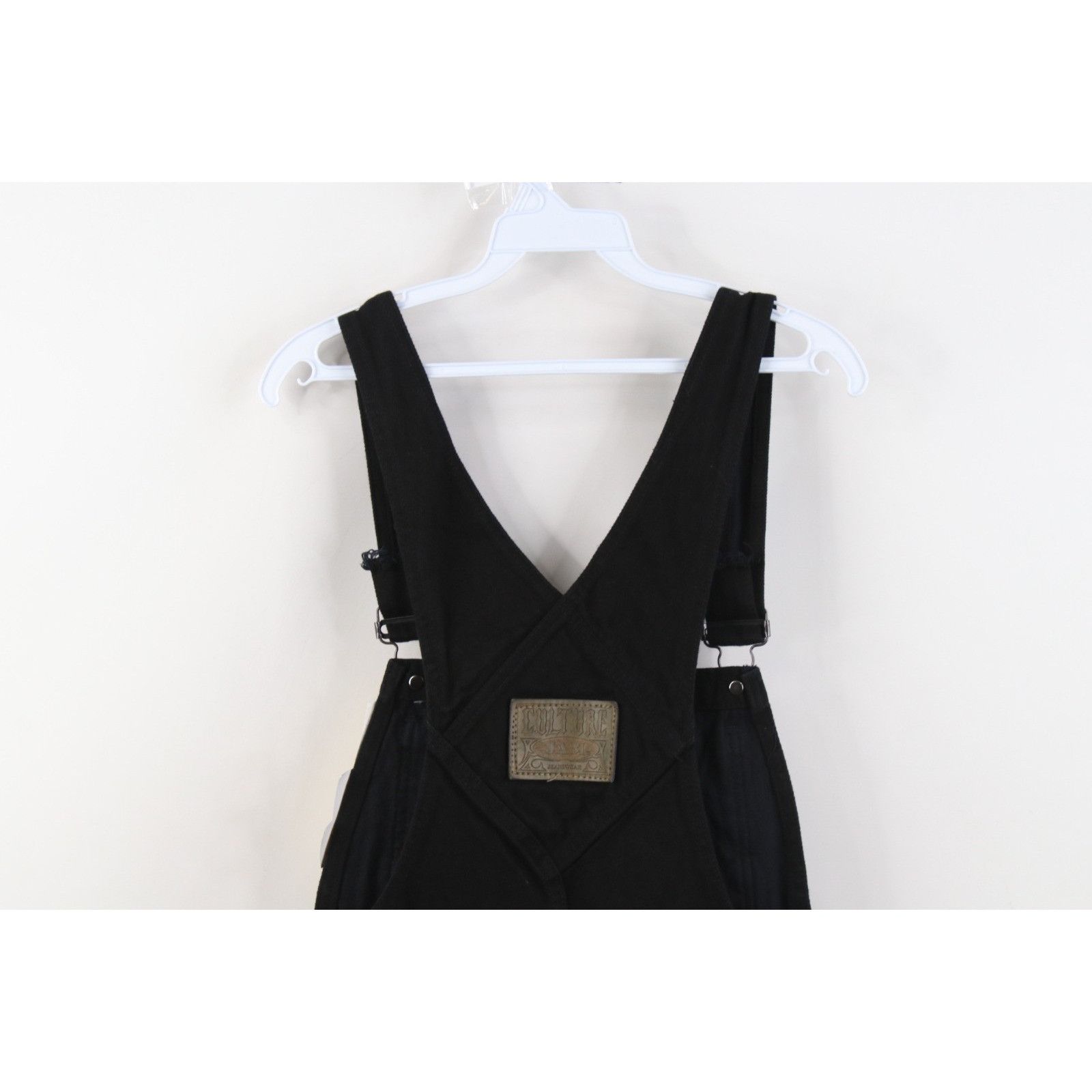 Vintage Deadstock Vintage 90s Streetwear Baggy Denim Shortalls Size 26" / US 2 / IT 38 - 14 Thumbnail