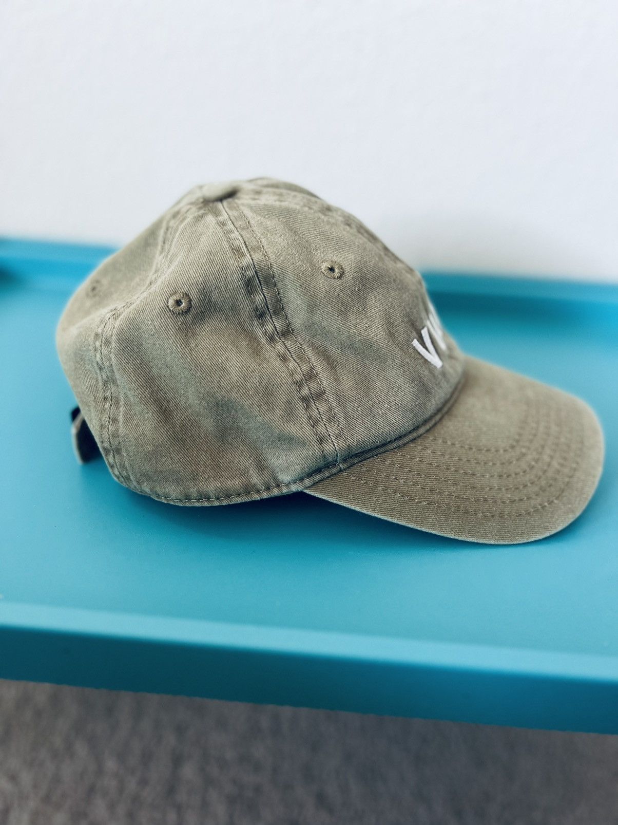 Vuori Vuori Unisex Dad Hat Green Adjustable O/S 100% Cotton EUC Size ONE SIZE - 5 Thumbnail