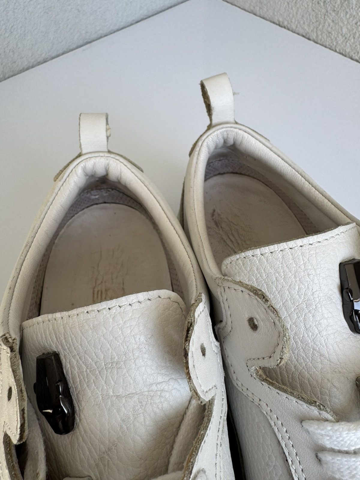 Cavalli Class Cavalli Class Leather Sneakers White Suede Low Top Size US 9 / EU 42 - 12 Thumbnail