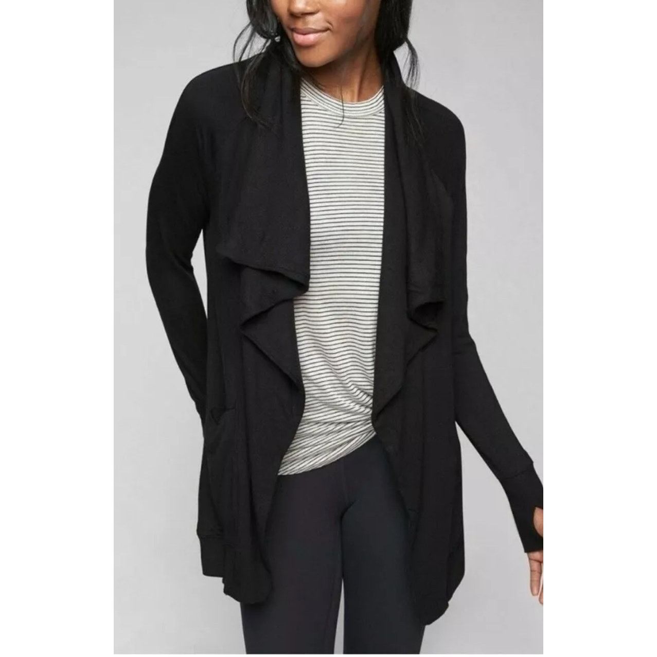 Athleta Athleta Womens Front Drape Cardigan with Pockets XS Size XS / US 0-2 / IT 36-38 - 1 Thumbnail