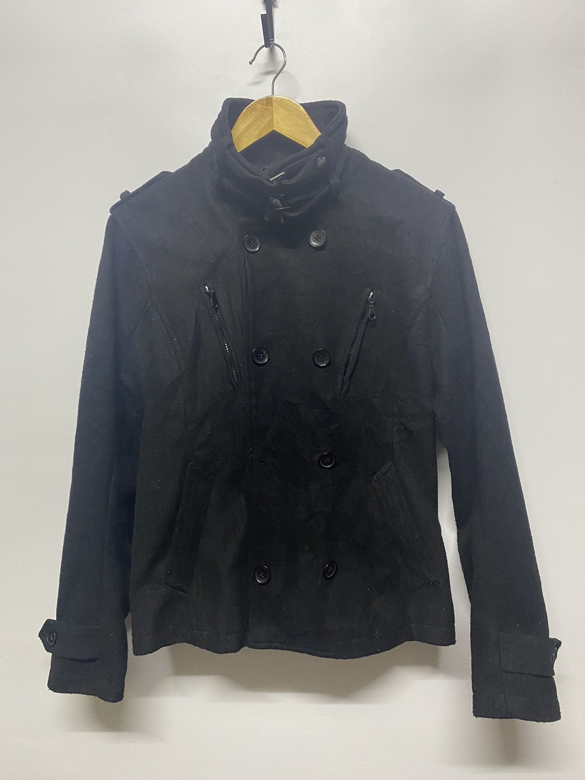 14th Addiction Vtg In The Attic Rockers Garment Multi Pocket Wool Jacket Size US L / EU 52-54 / 3 - 1 Thumbnail